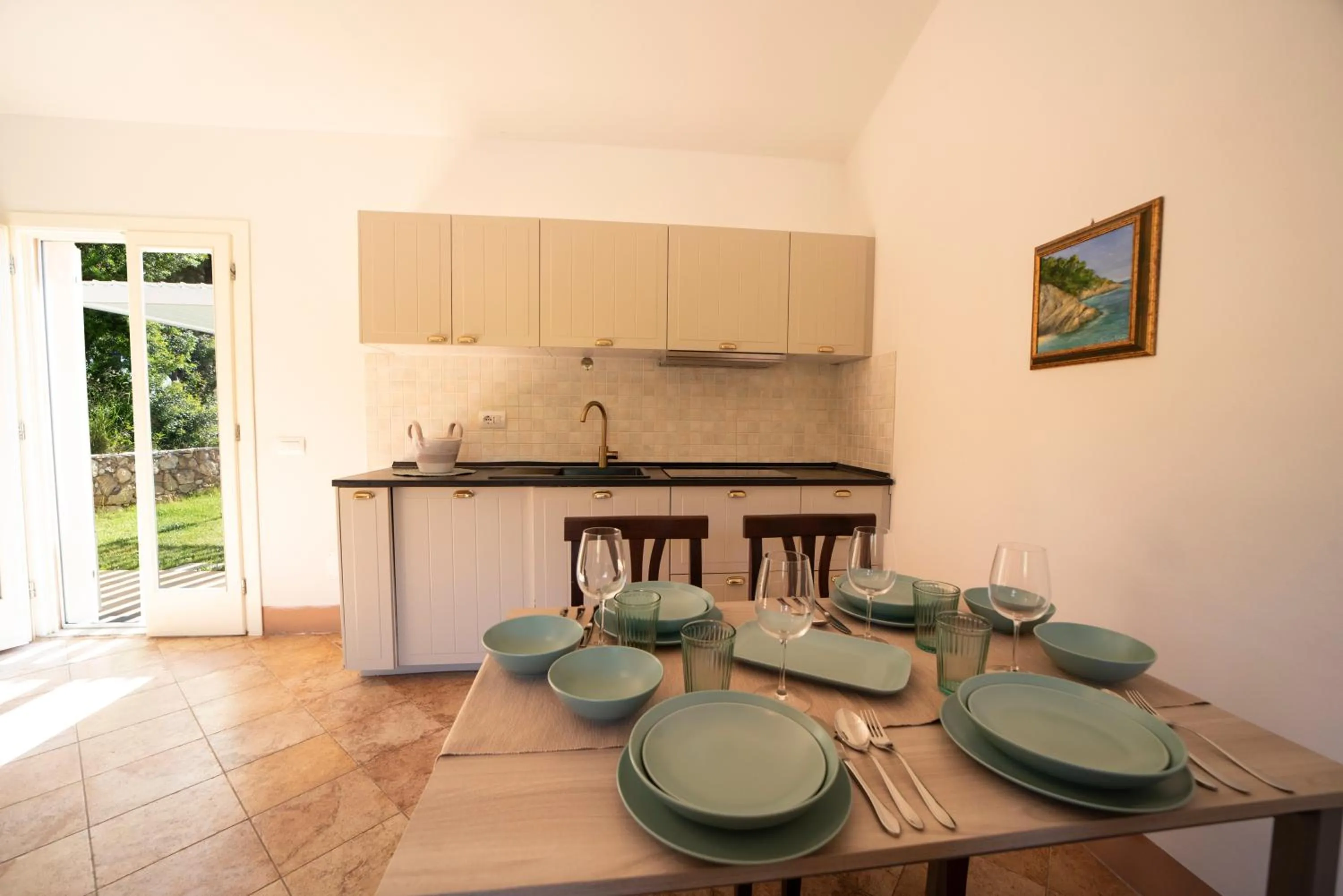 Kitchen or kitchenette in Residence Le Grazie Est