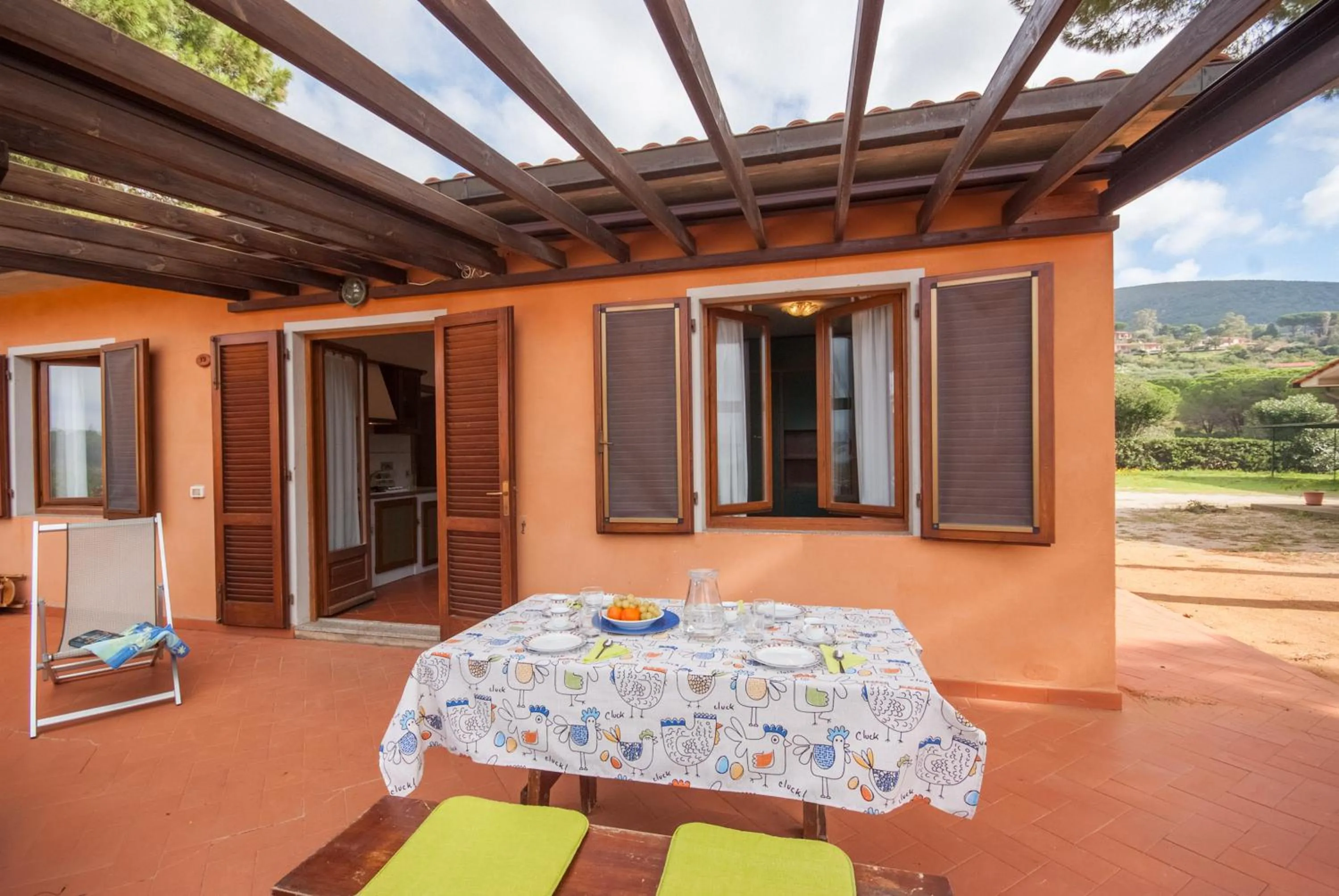 Balcony/Terrace in Residence Le Grazie Est