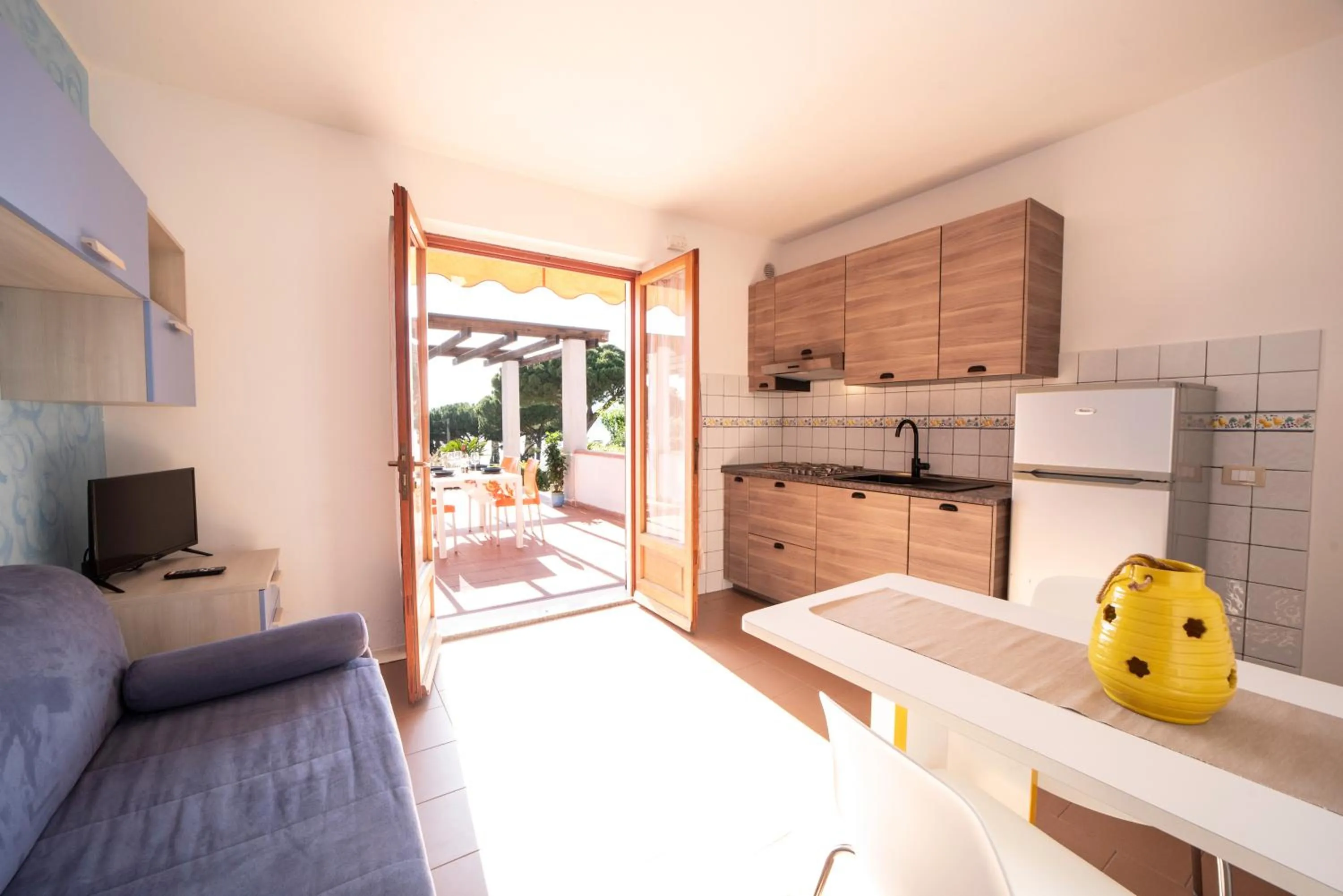 Kitchen or kitchenette in Residence Le Grazie Est