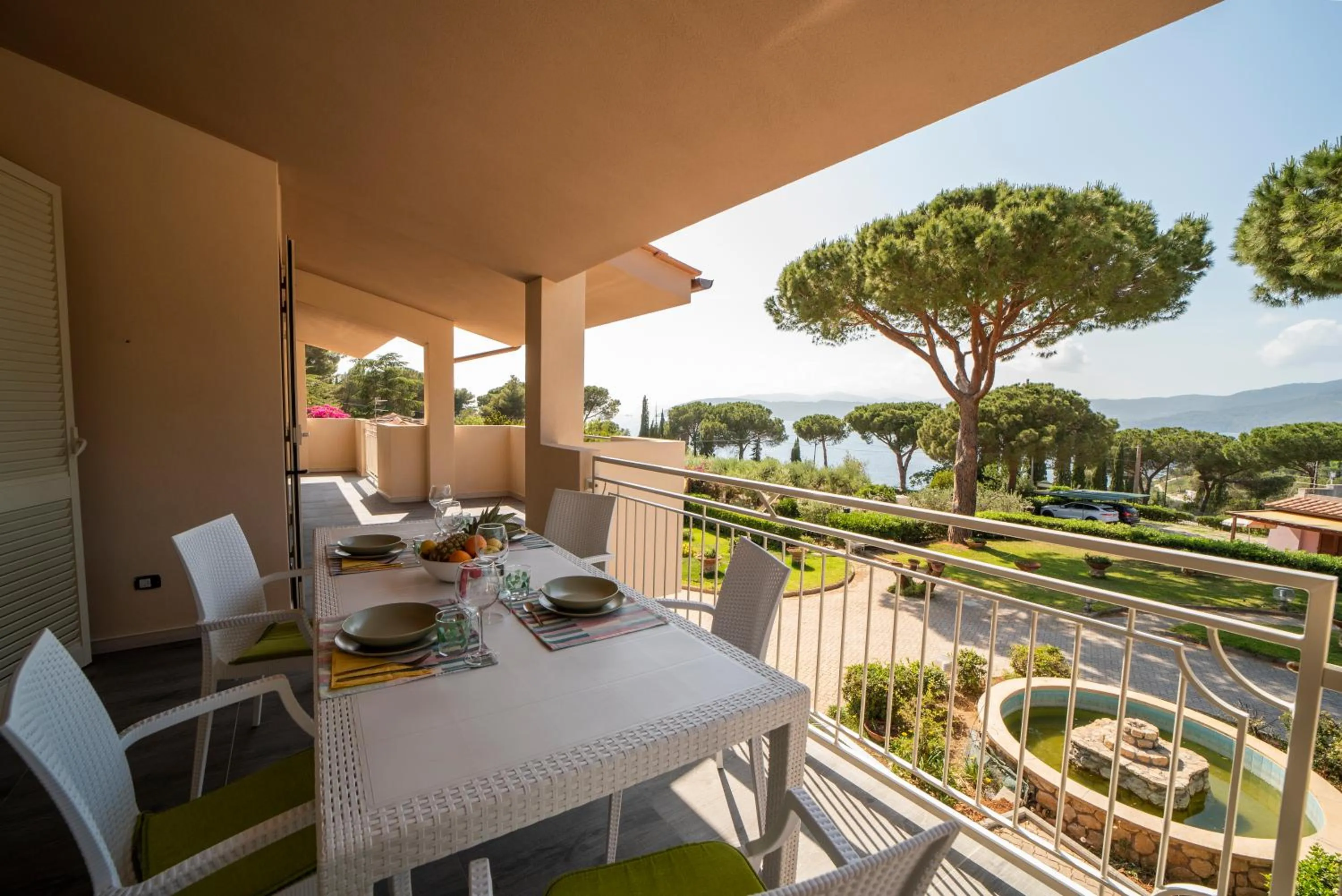 Balcony/Terrace in Residence Le Grazie Est