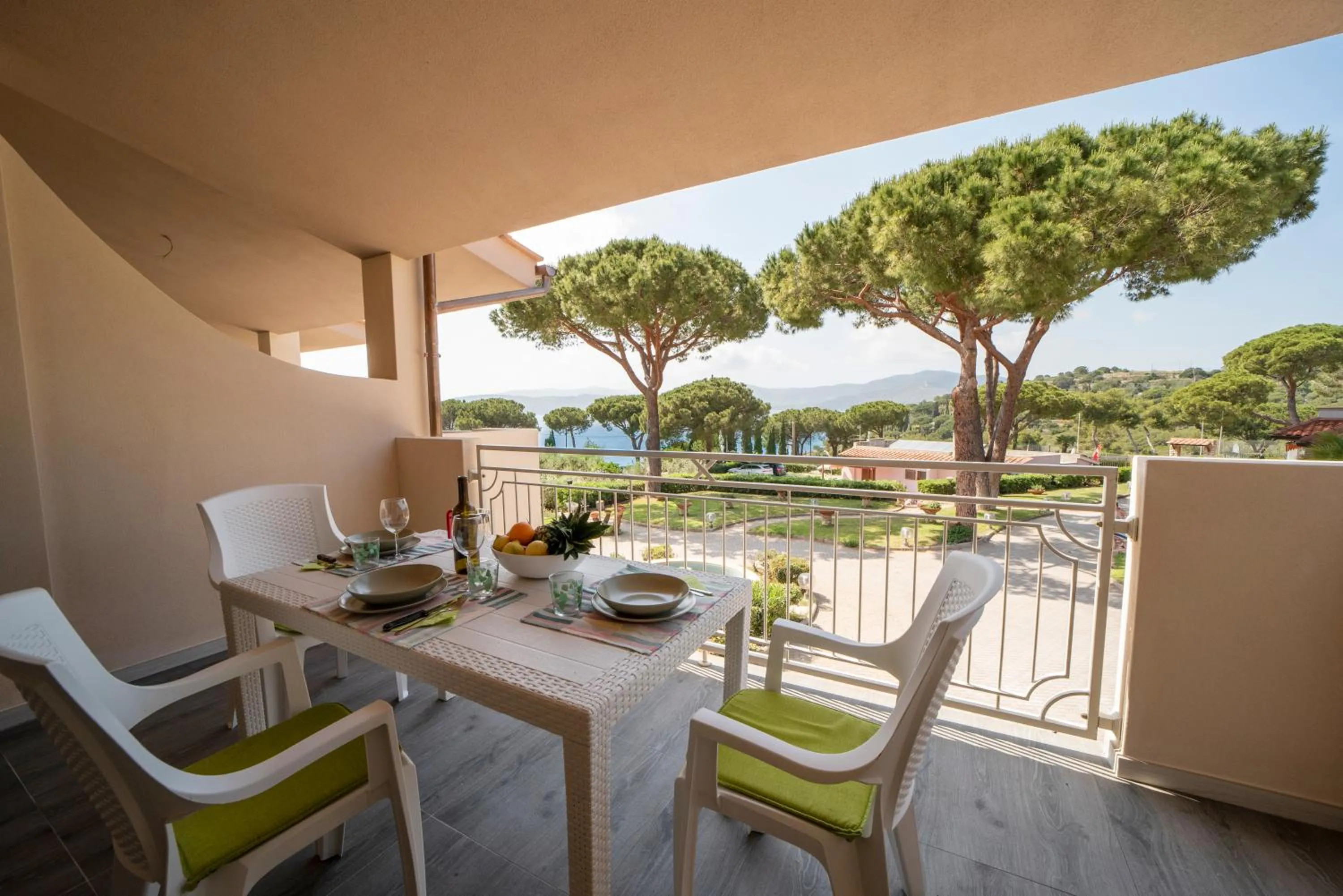 Balcony/Terrace in Residence Le Grazie Est