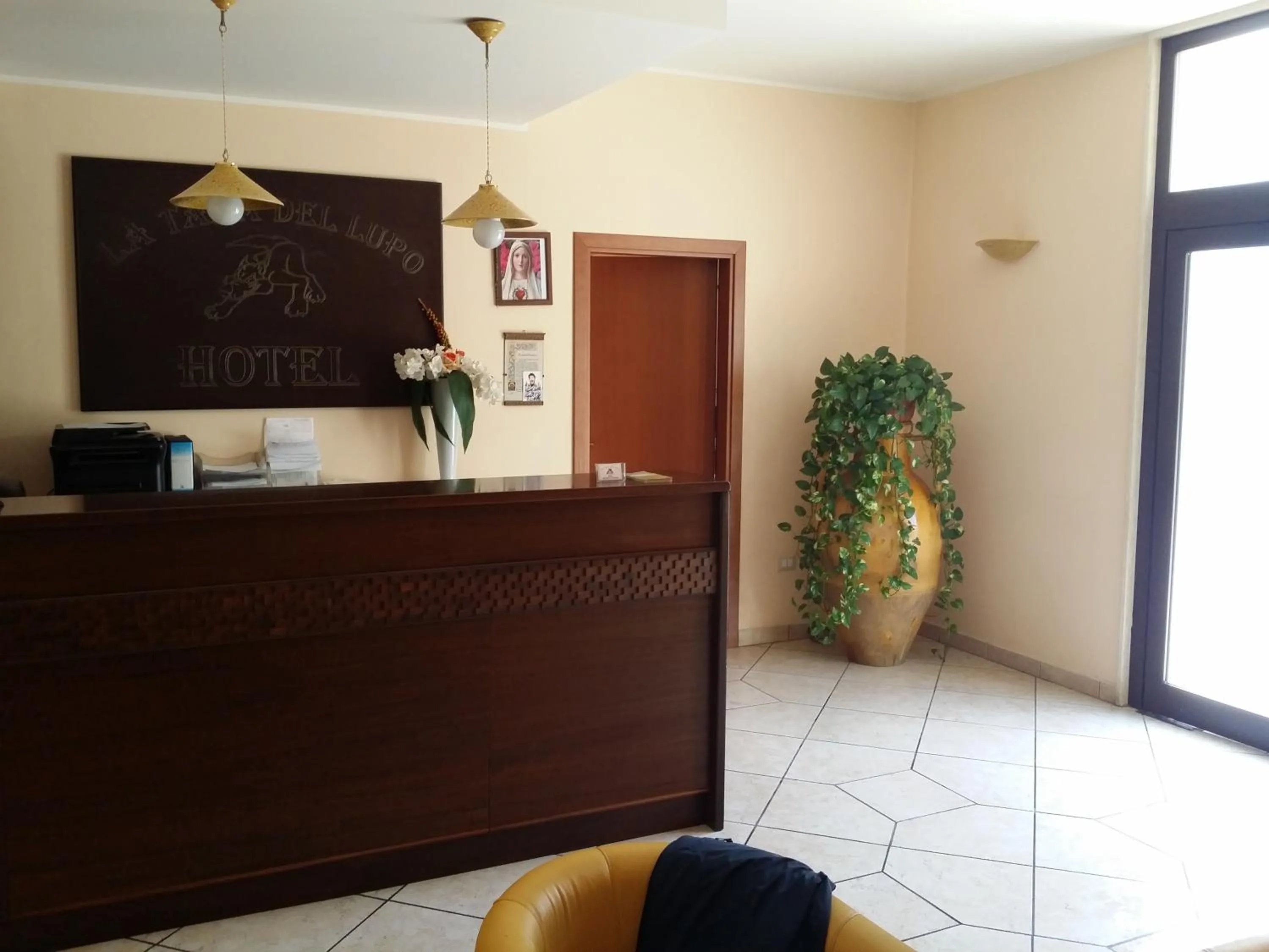 Lobby or reception in La Tana del Lupo