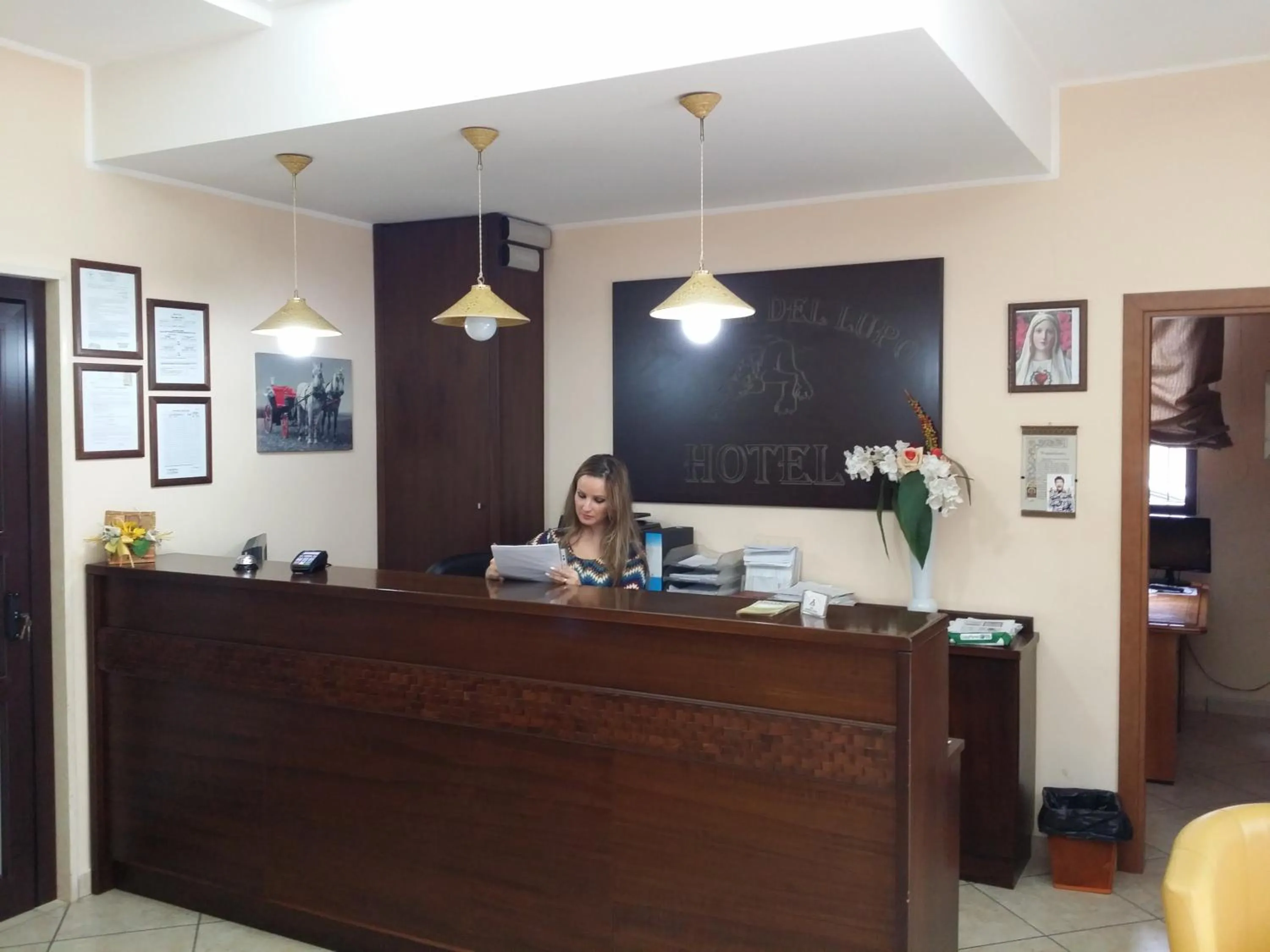 Lobby or reception in La Tana del Lupo