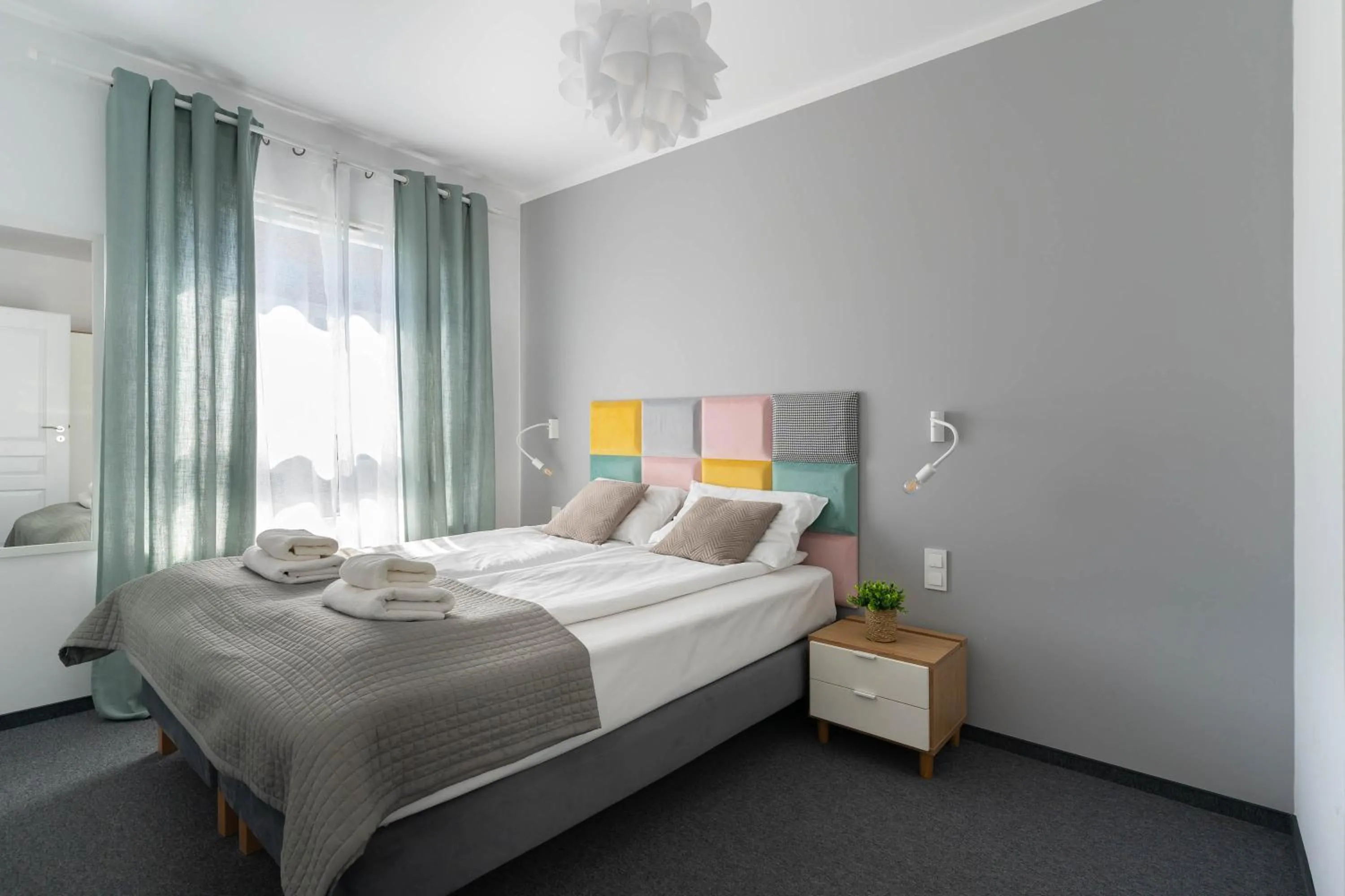 Bedroom, Bed in Symphony Baltica Towers Apartamenty