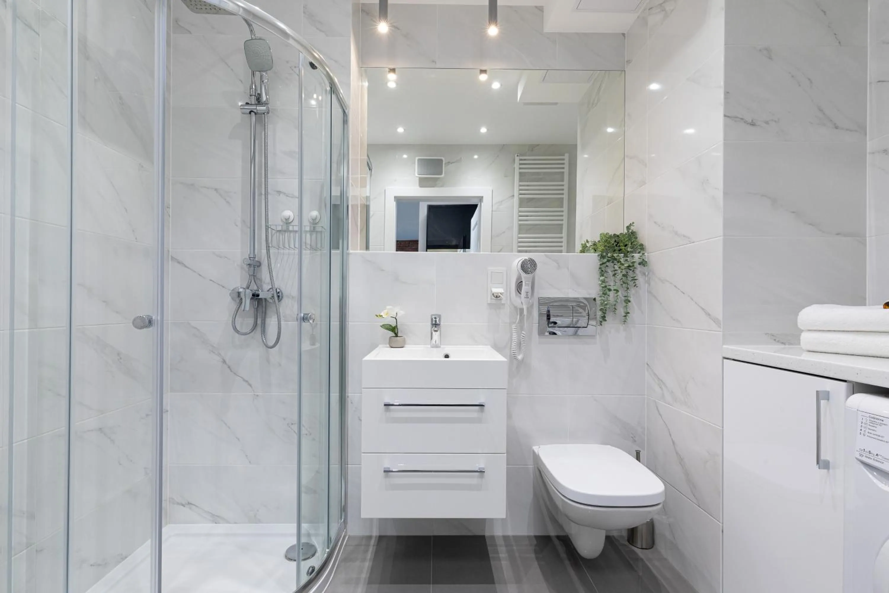 Bathroom in Symphony Baltica Towers Apartamenty