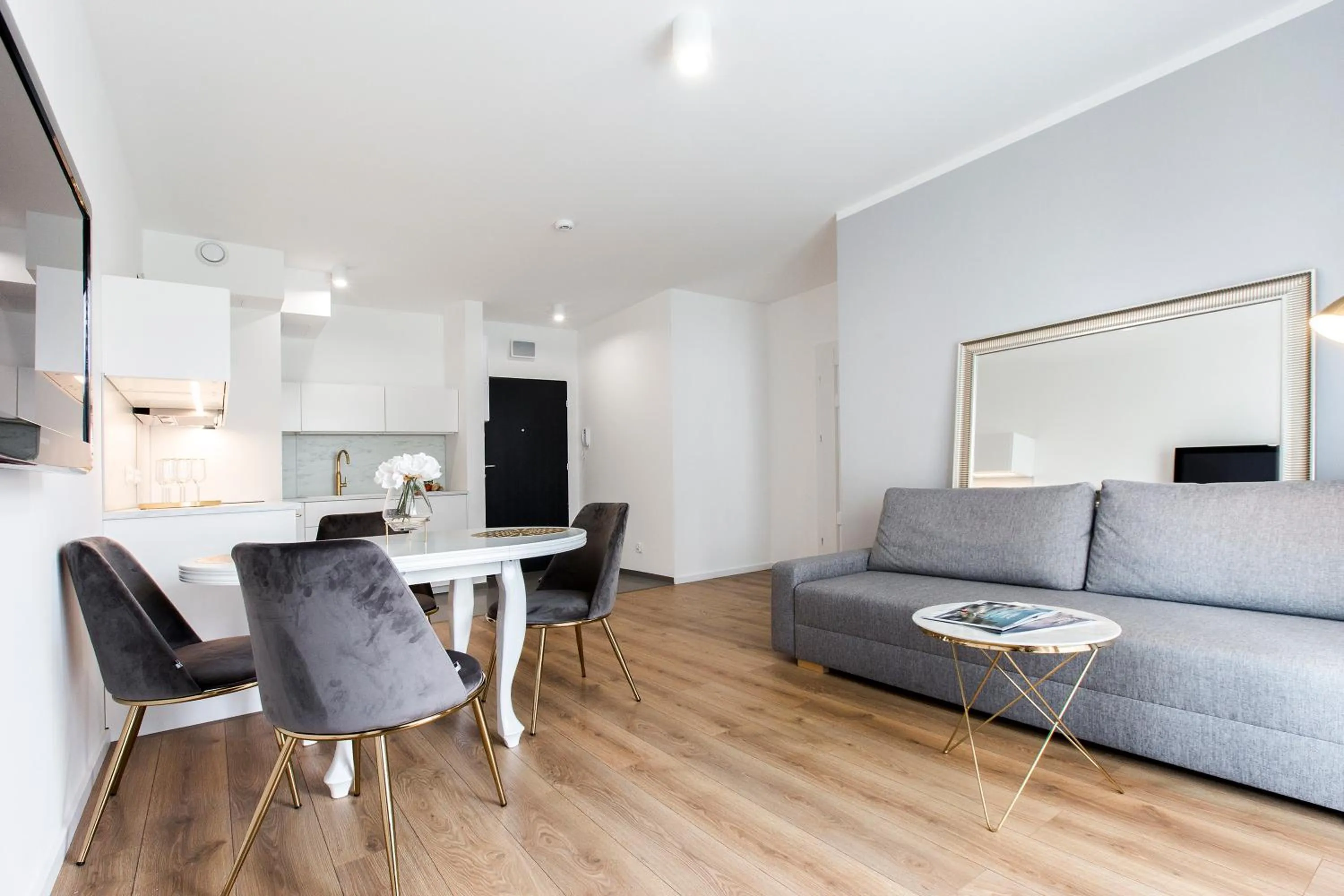 Living room in Symphony Baltica Towers Apartamenty