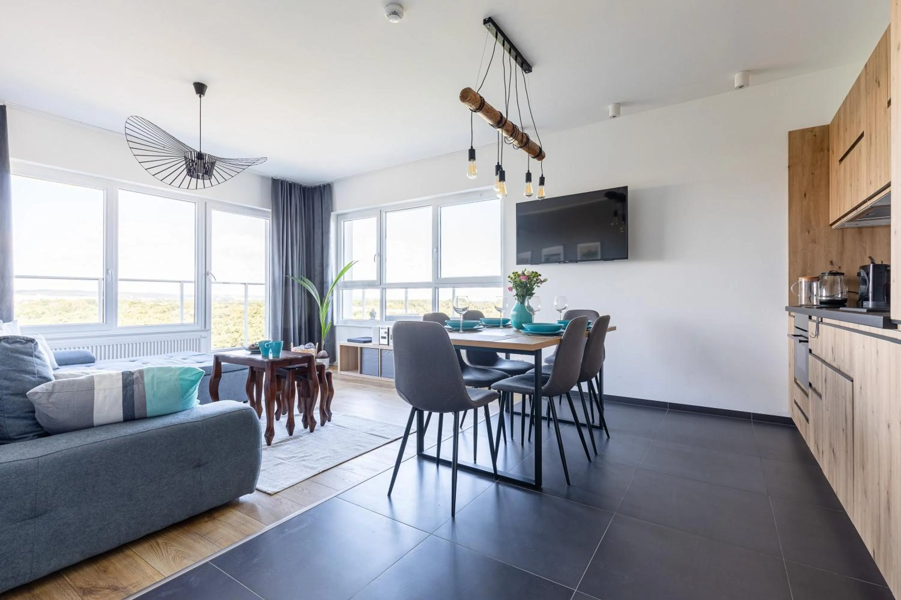 Living room in Symphony Baltica Towers Apartamenty