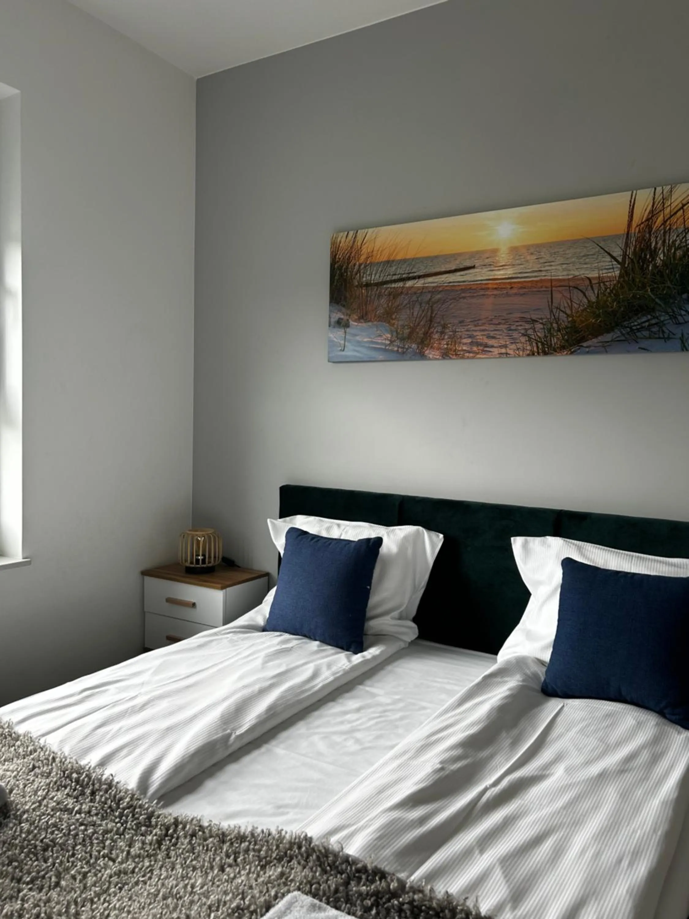 Bedroom, Bed in Symphony Baltica Towers Apartamenty