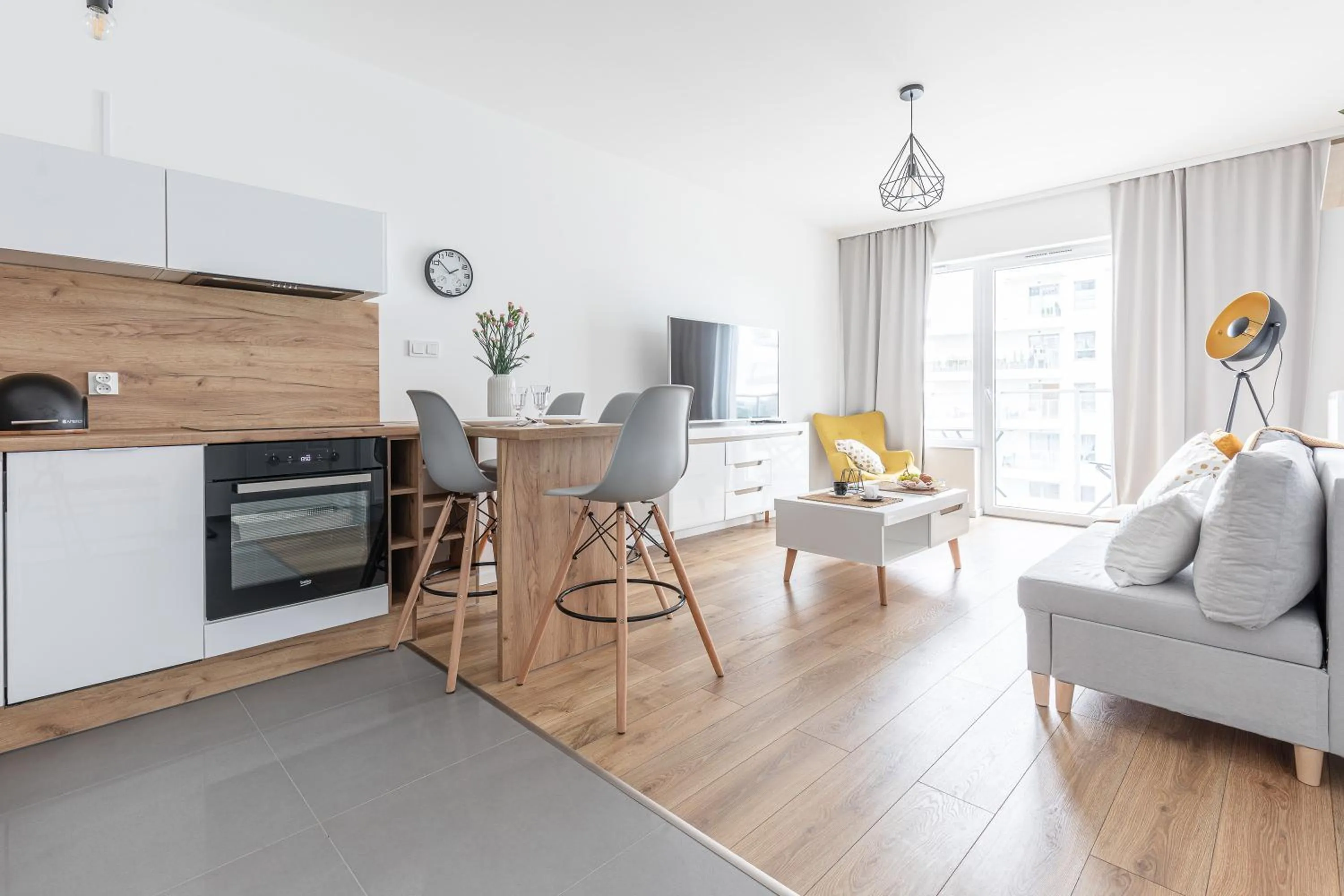 Living room in Symphony Baltica Towers Apartamenty