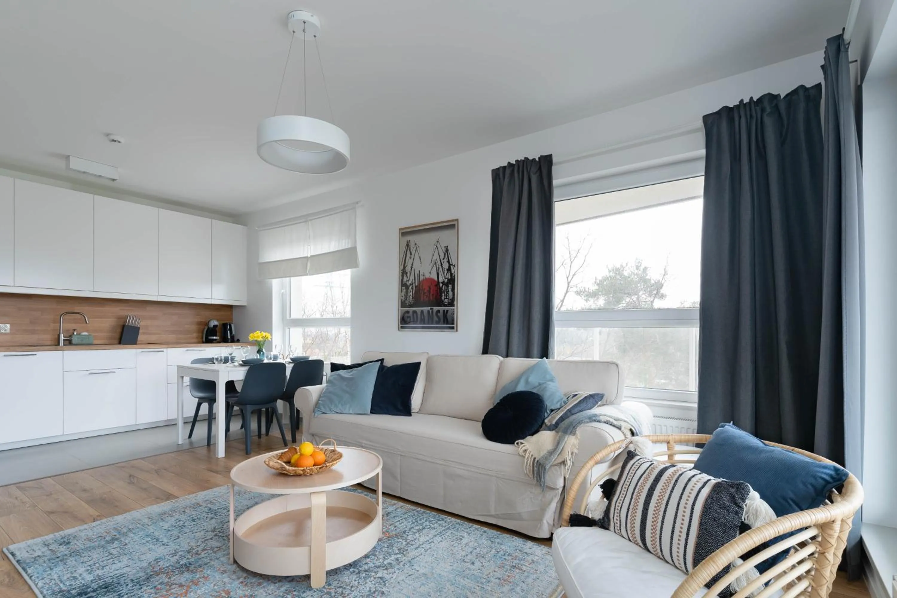 Living room in Symphony Baltica Towers Apartamenty