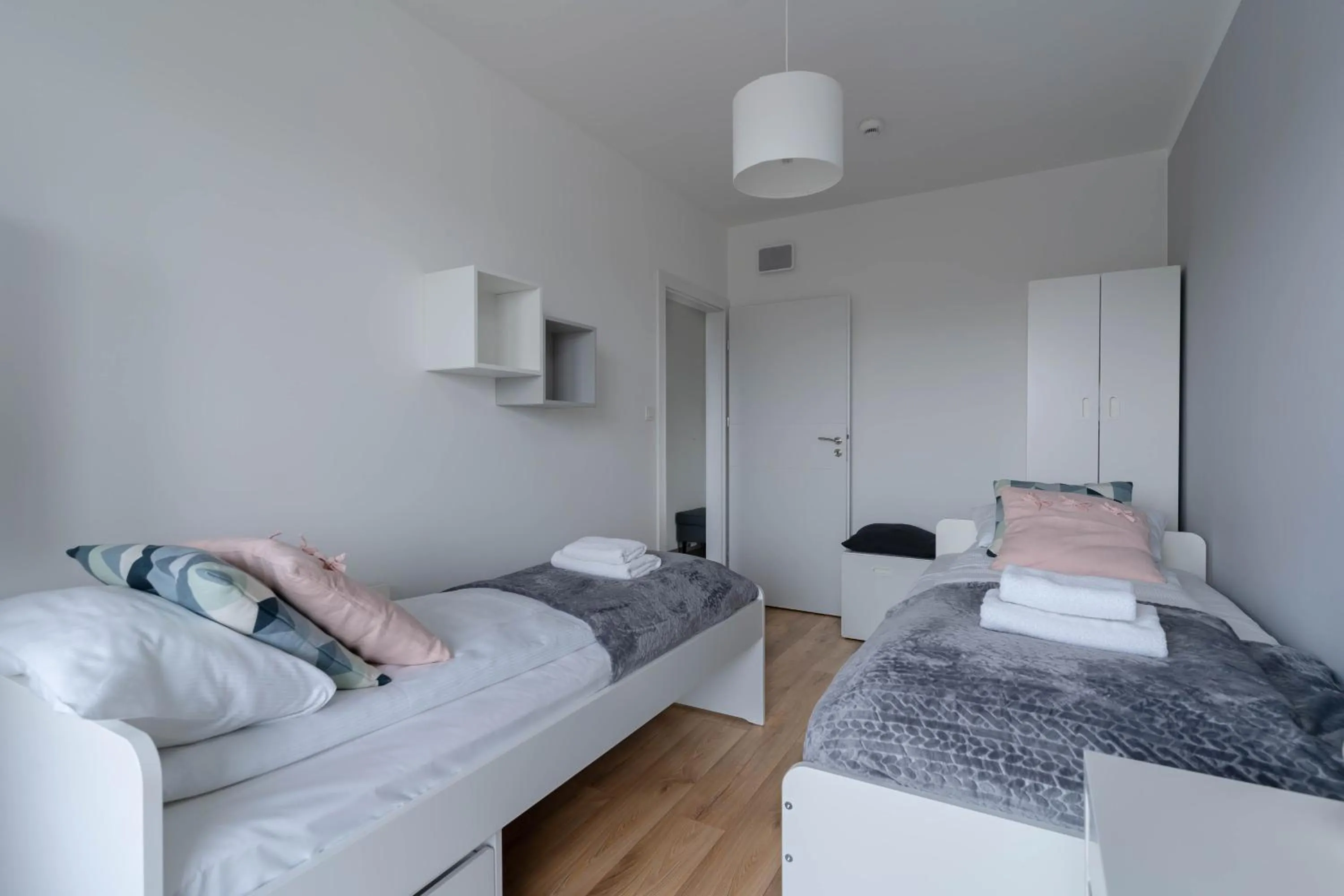 Bedroom, Bed in Symphony Baltica Towers Apartamenty