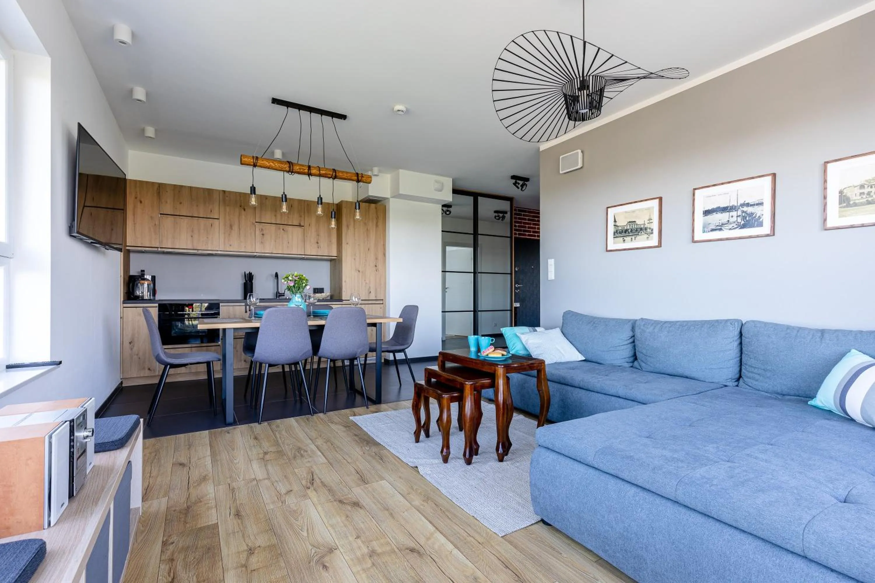 Living room in Symphony Baltica Towers Apartamenty