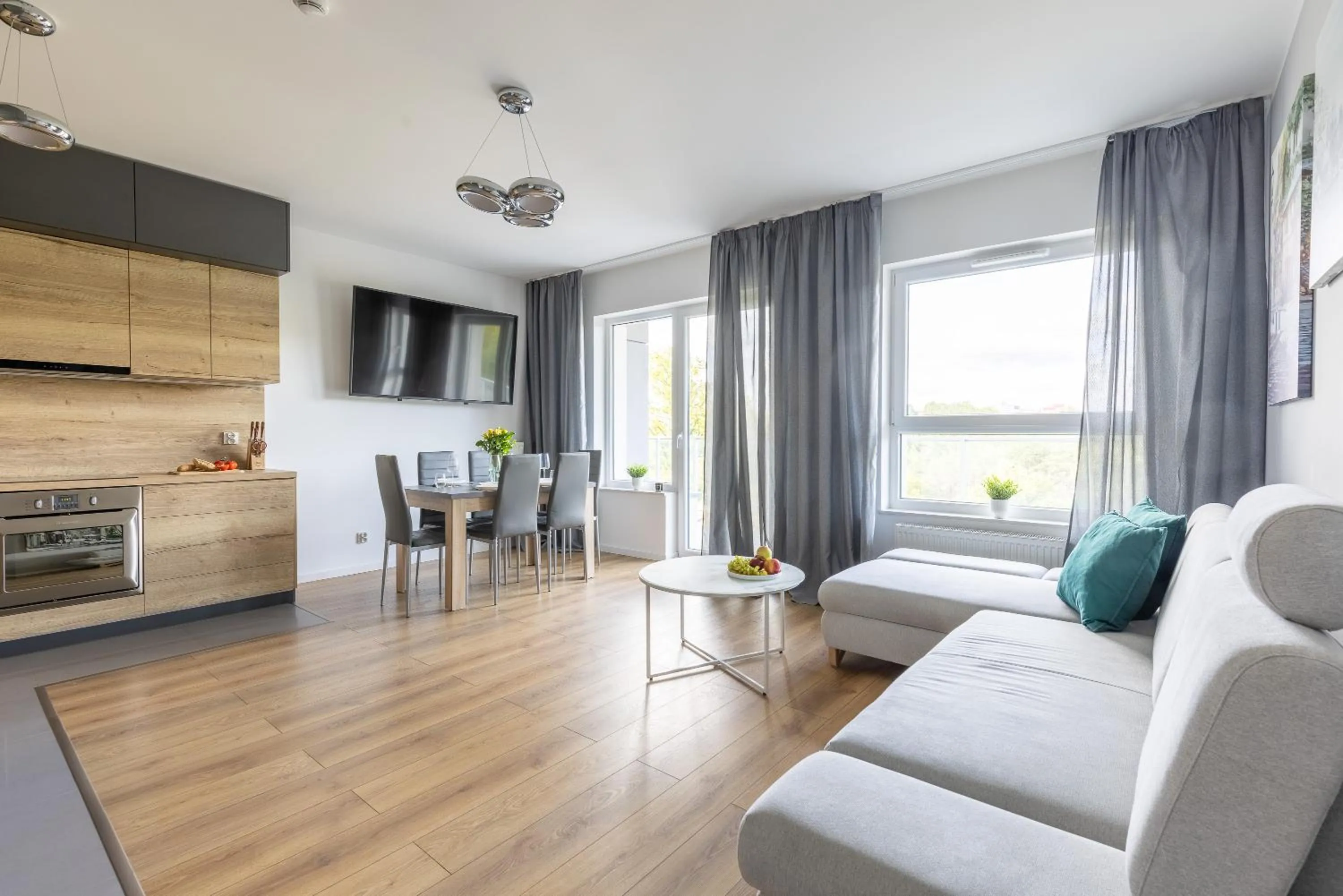 Living room in Symphony Baltica Towers Apartamenty