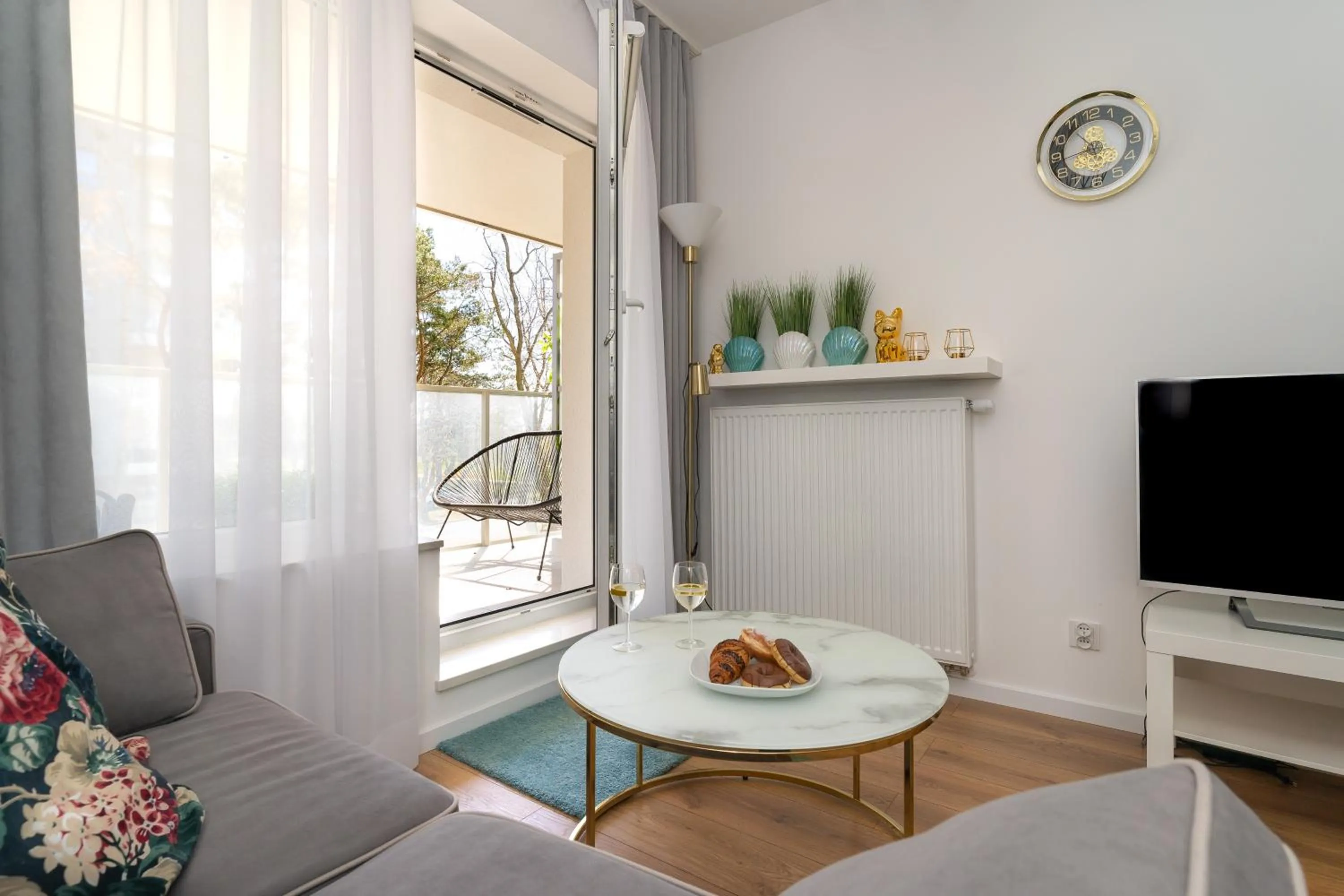 Living room in Symphony Baltica Towers Apartamenty