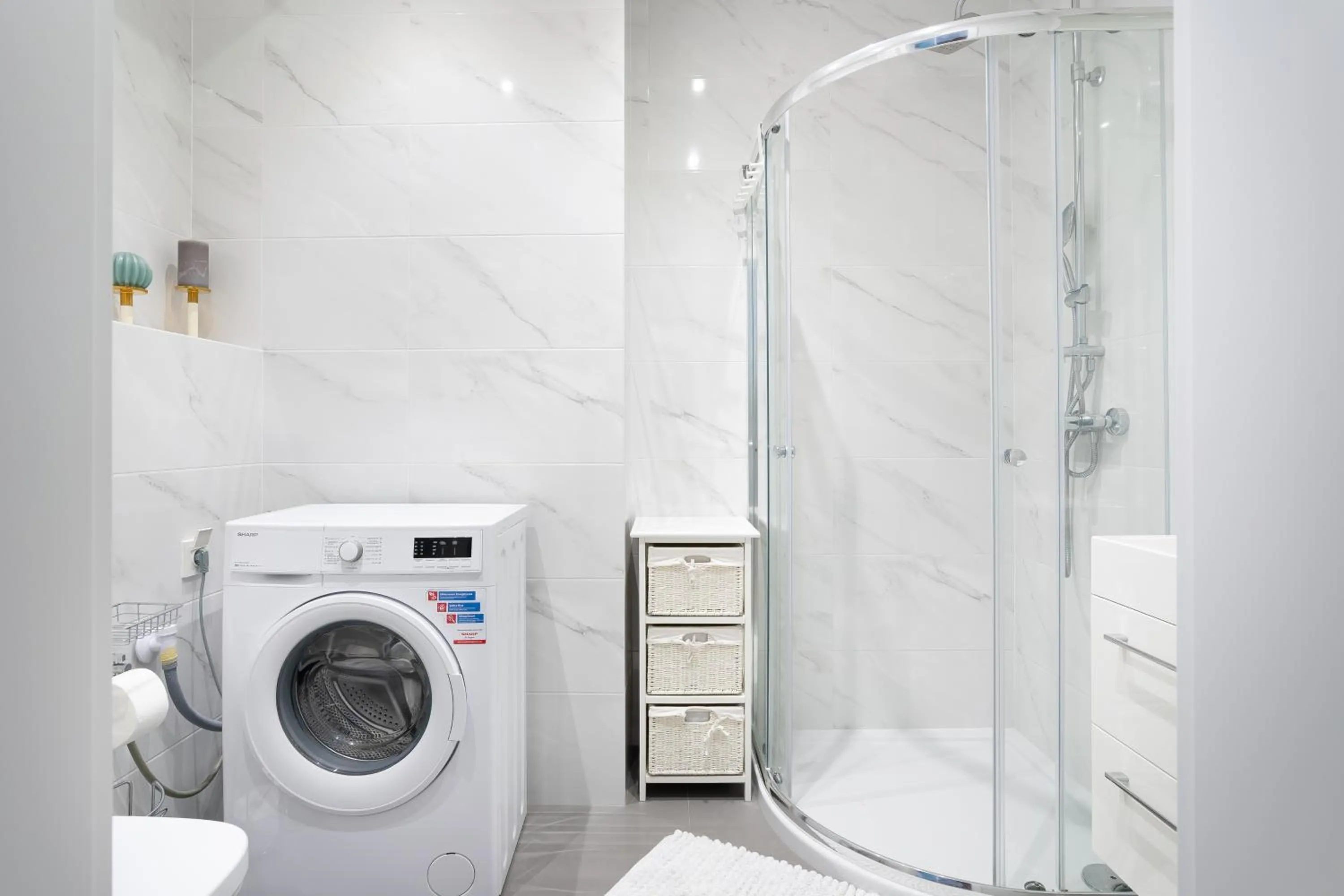 Bathroom in Symphony Baltica Towers Apartamenty