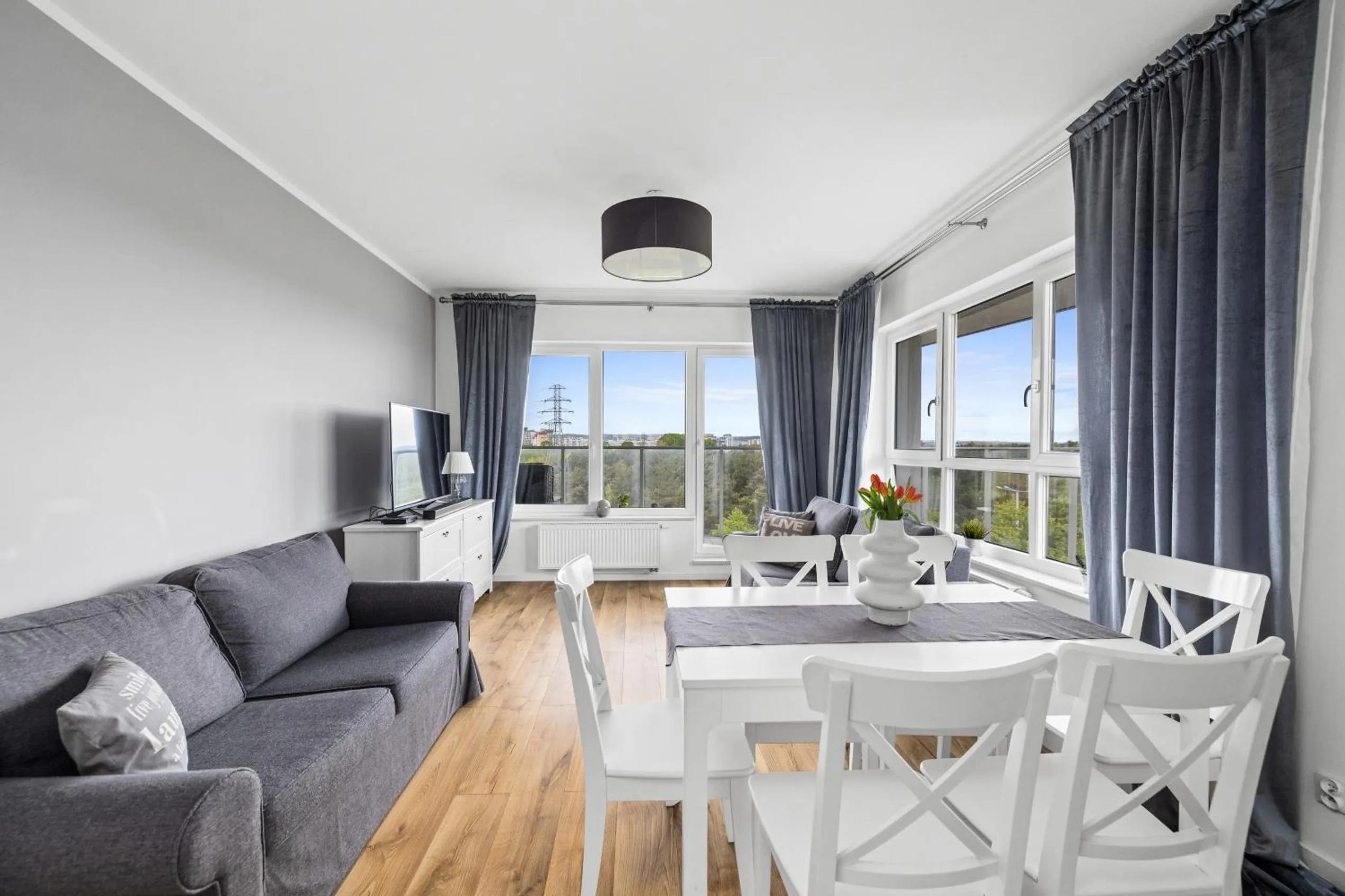 Living room in Symphony Baltica Towers Apartamenty