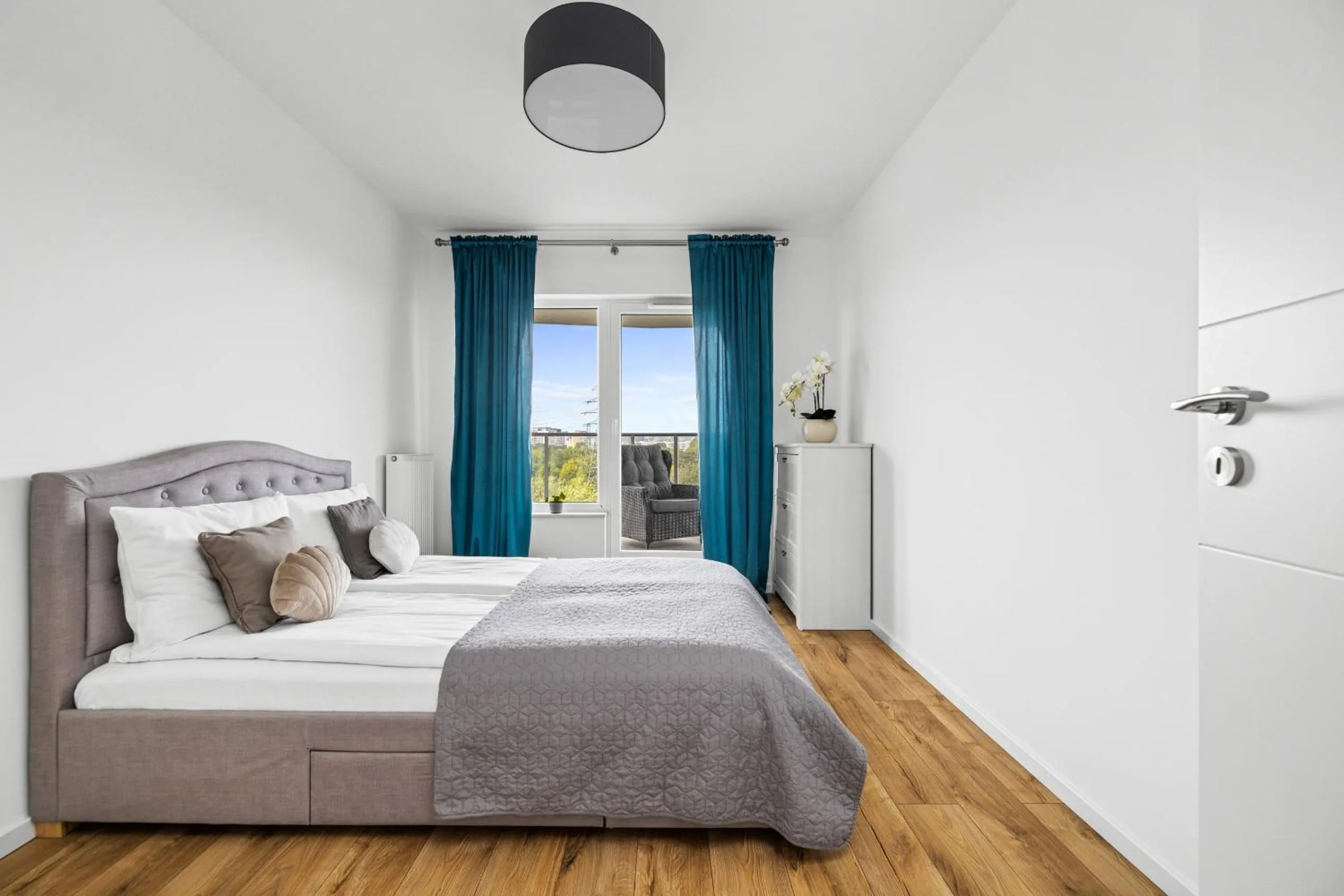 Bedroom, Bed in Symphony Baltica Towers Apartamenty