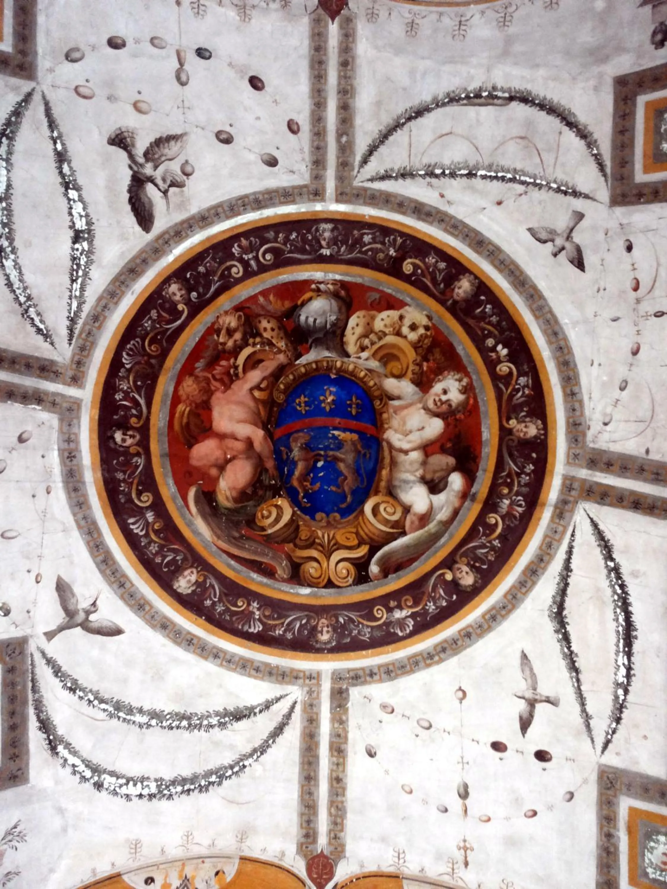 Decorative detail in Residenze Gregoriane - Residenza d'Epoca