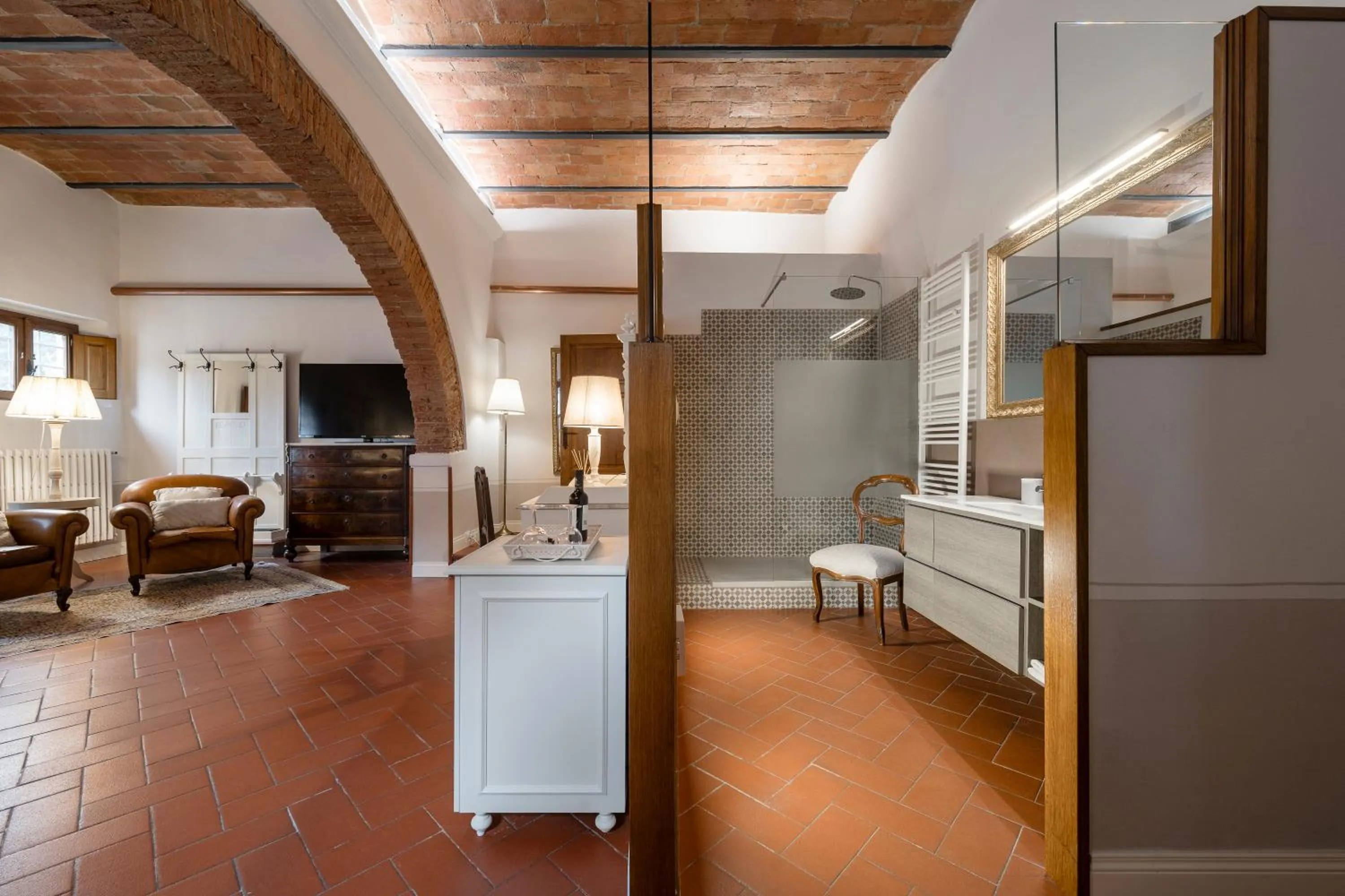 Bathroom in Giardino della Pieve Relais- Adult Only