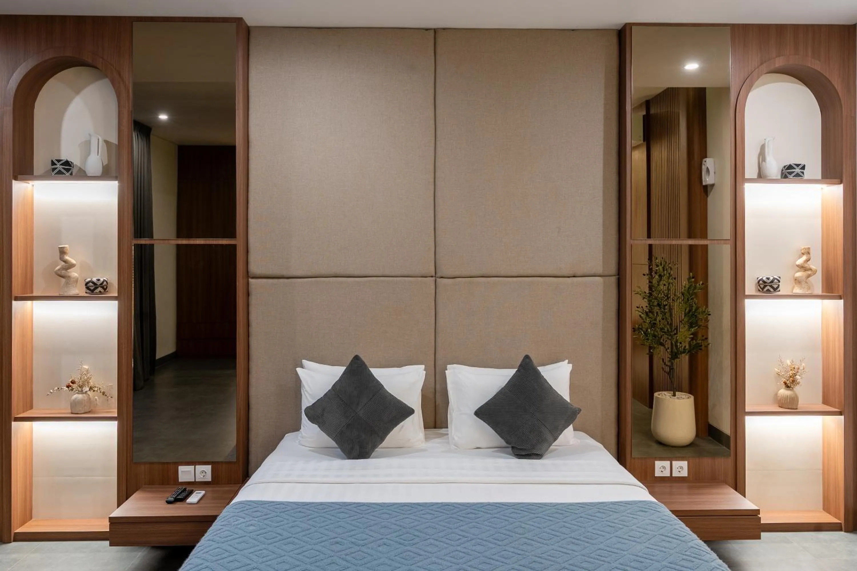 Bed in Ratan Uluwatu Hotel and Villas