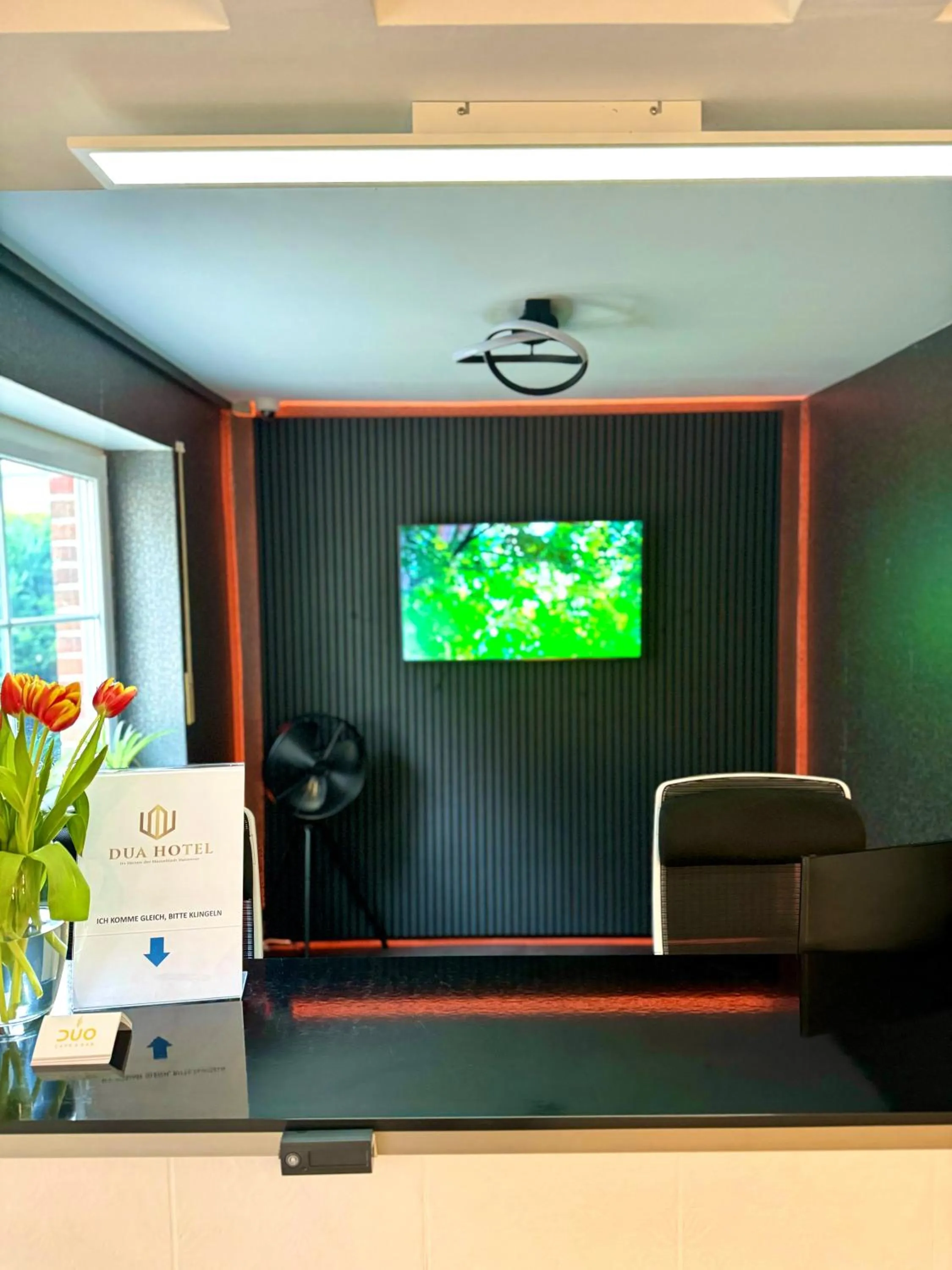 Lobby or reception in DUA Hotel