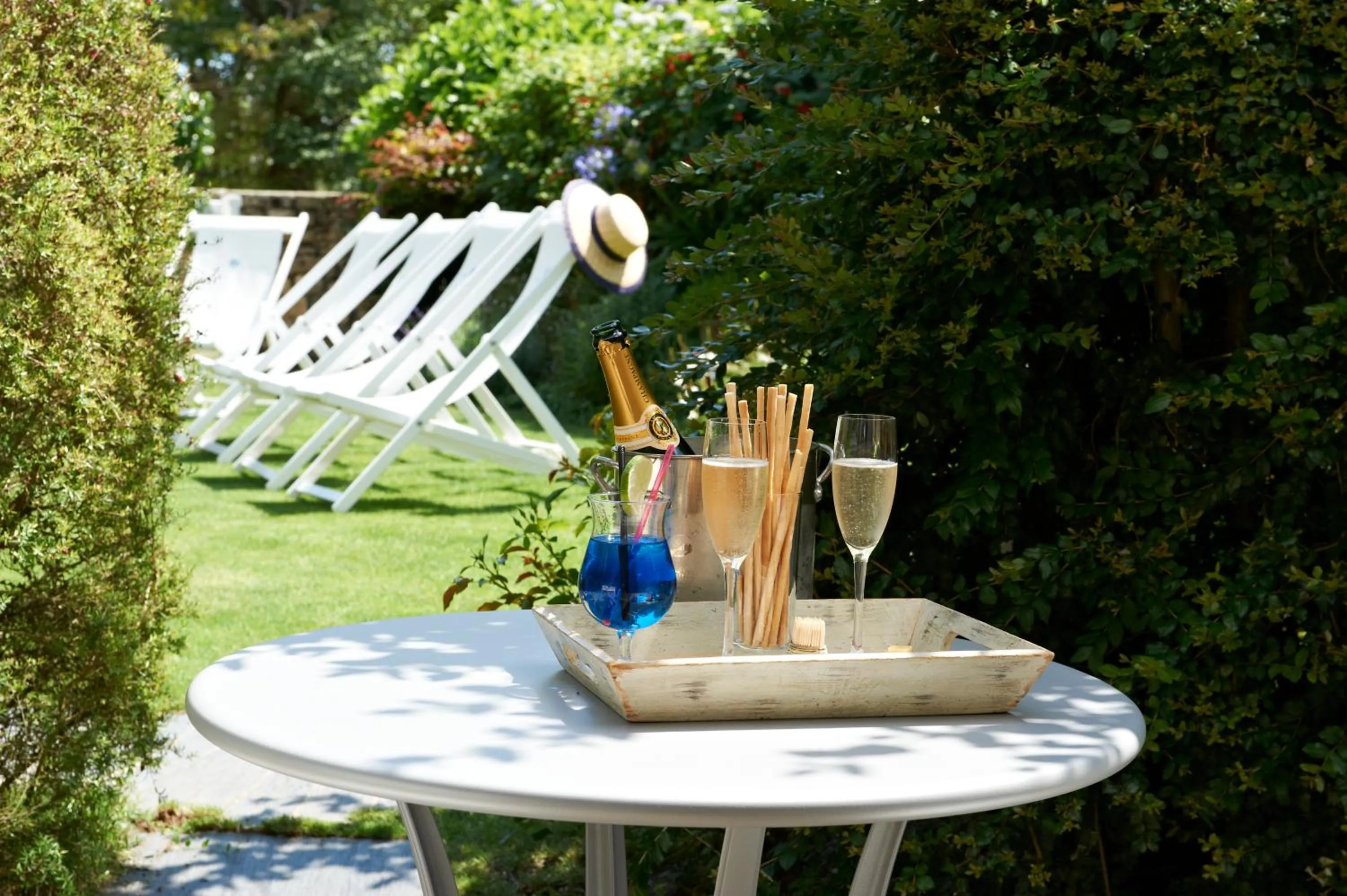 Garden in Le Lodge Kerisper