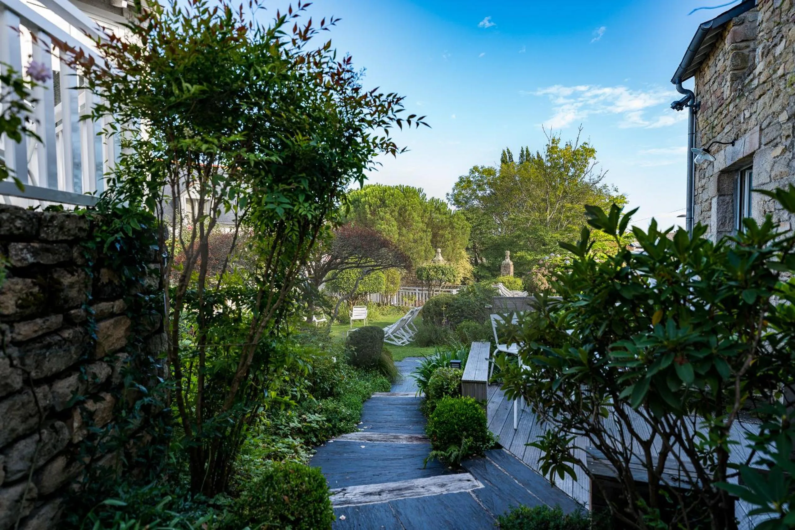 Garden in Le Lodge Kerisper