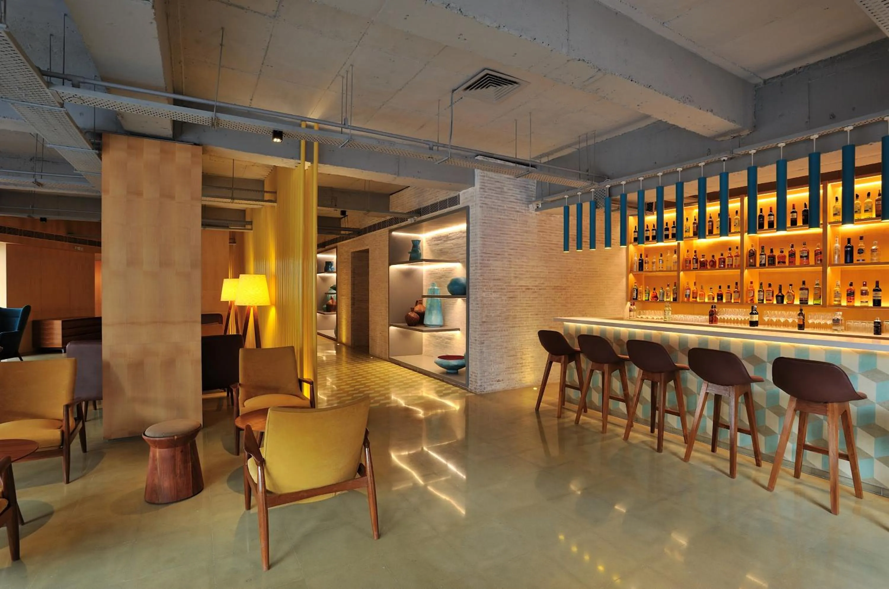 Lounge or bar in The Anya Hotel-Golf Course Road