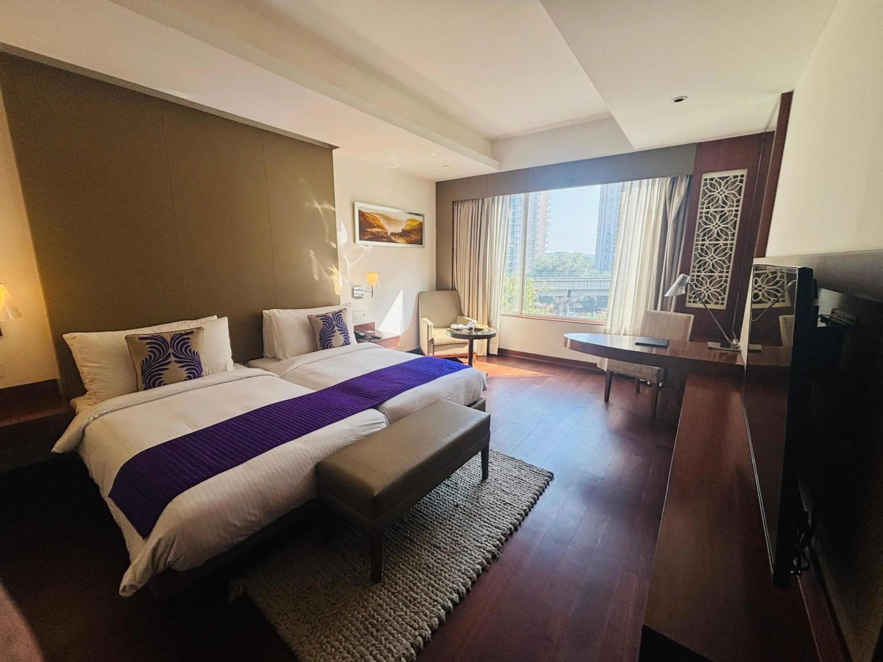Deluxe Twin Room with Complimentary Metro Card Access during stay (T&Cs) in The Anya Hotel-Golf Course Road Deluxe Twin Room with Complimentary Metro Card Access during stay (T&Cs) in The Anya Hotel-Golf Course Road