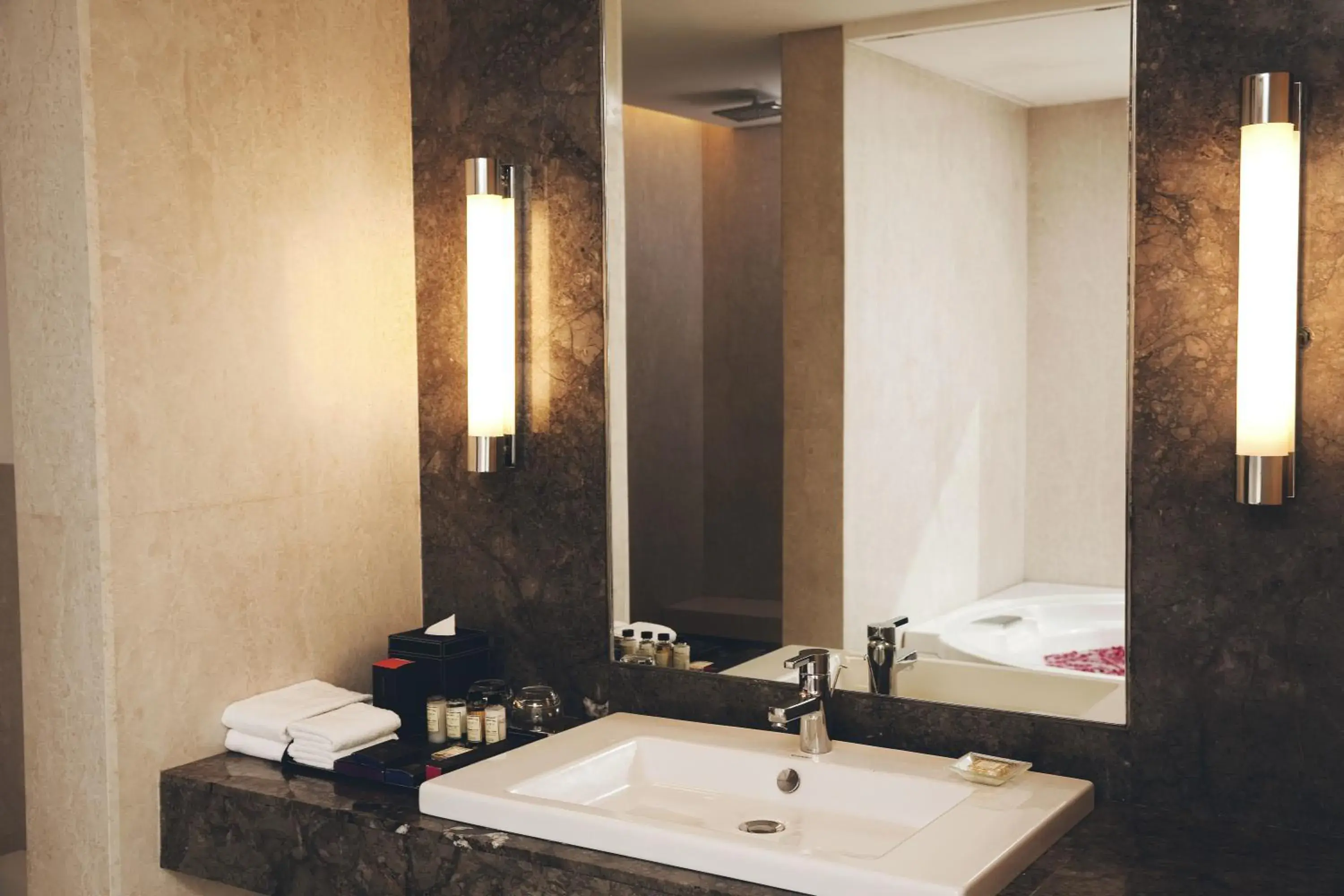 Bathroom in The Anya Hotel-Golf Course Road Bathroom in The Anya Hotel-Golf Course Road