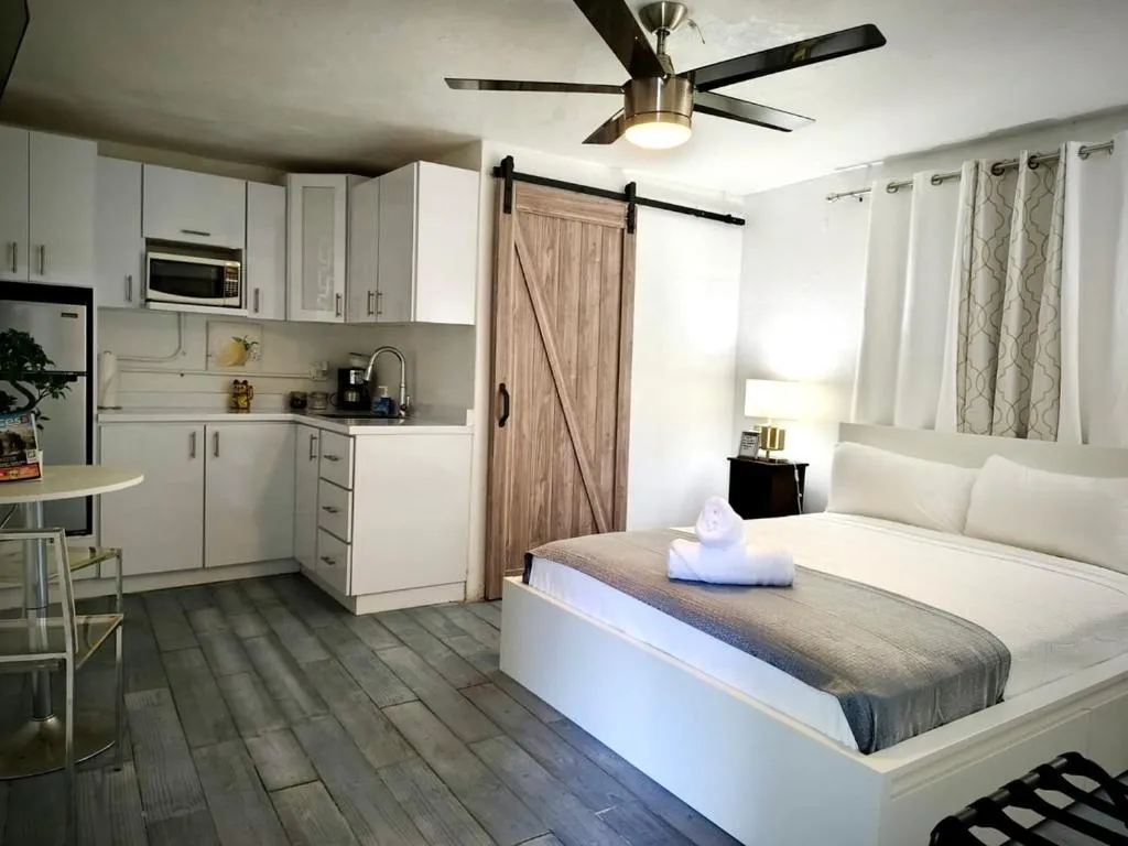 Bed in SEGOVIA STUDIO UNITS