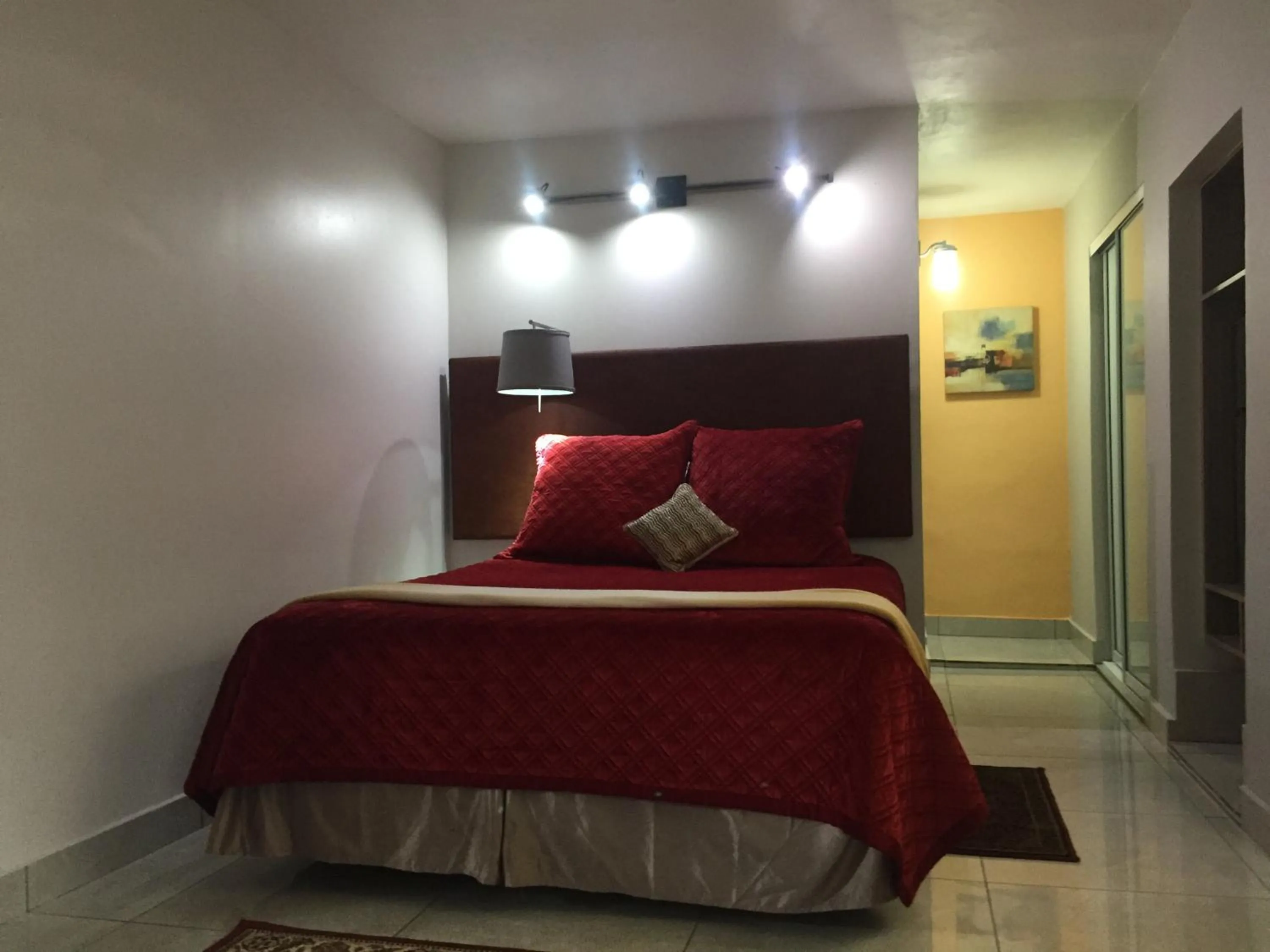 Bed in SEGOVIA STUDIO UNITS