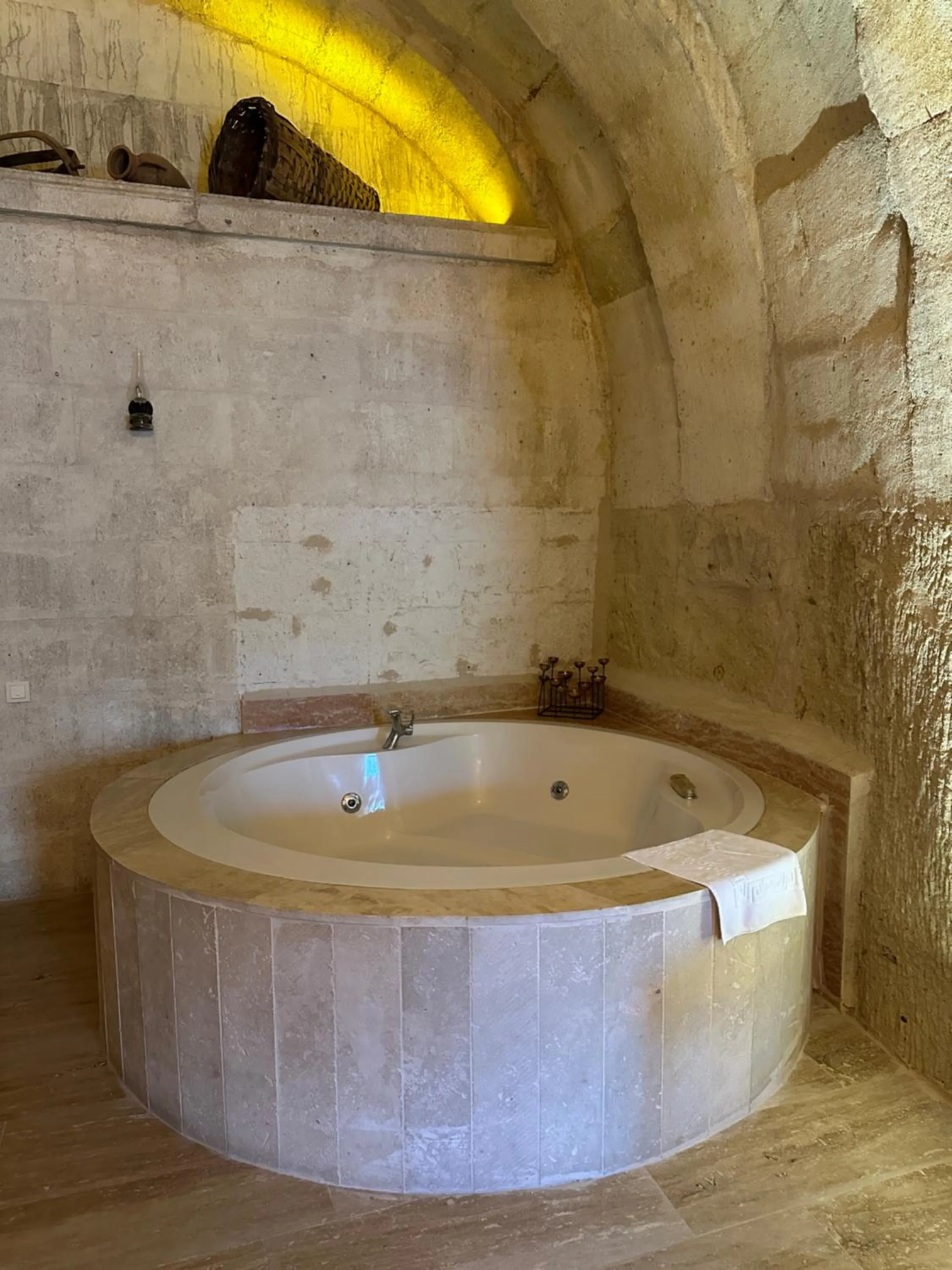Bathroom in Ortahisar Cave Hotel