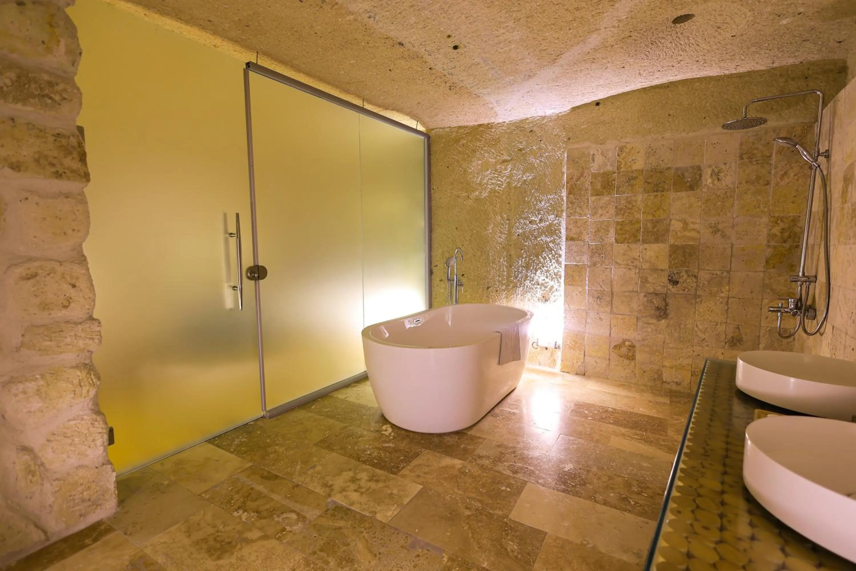 Bathroom in Ortahisar Cave Hotel