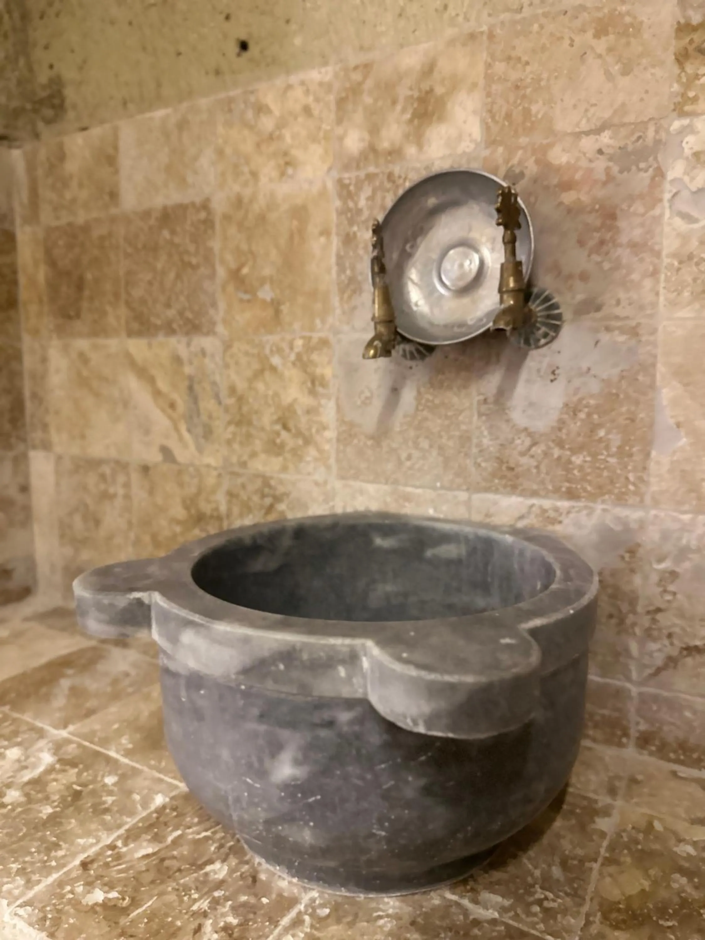 Bathroom in Ortahisar Cave Hotel