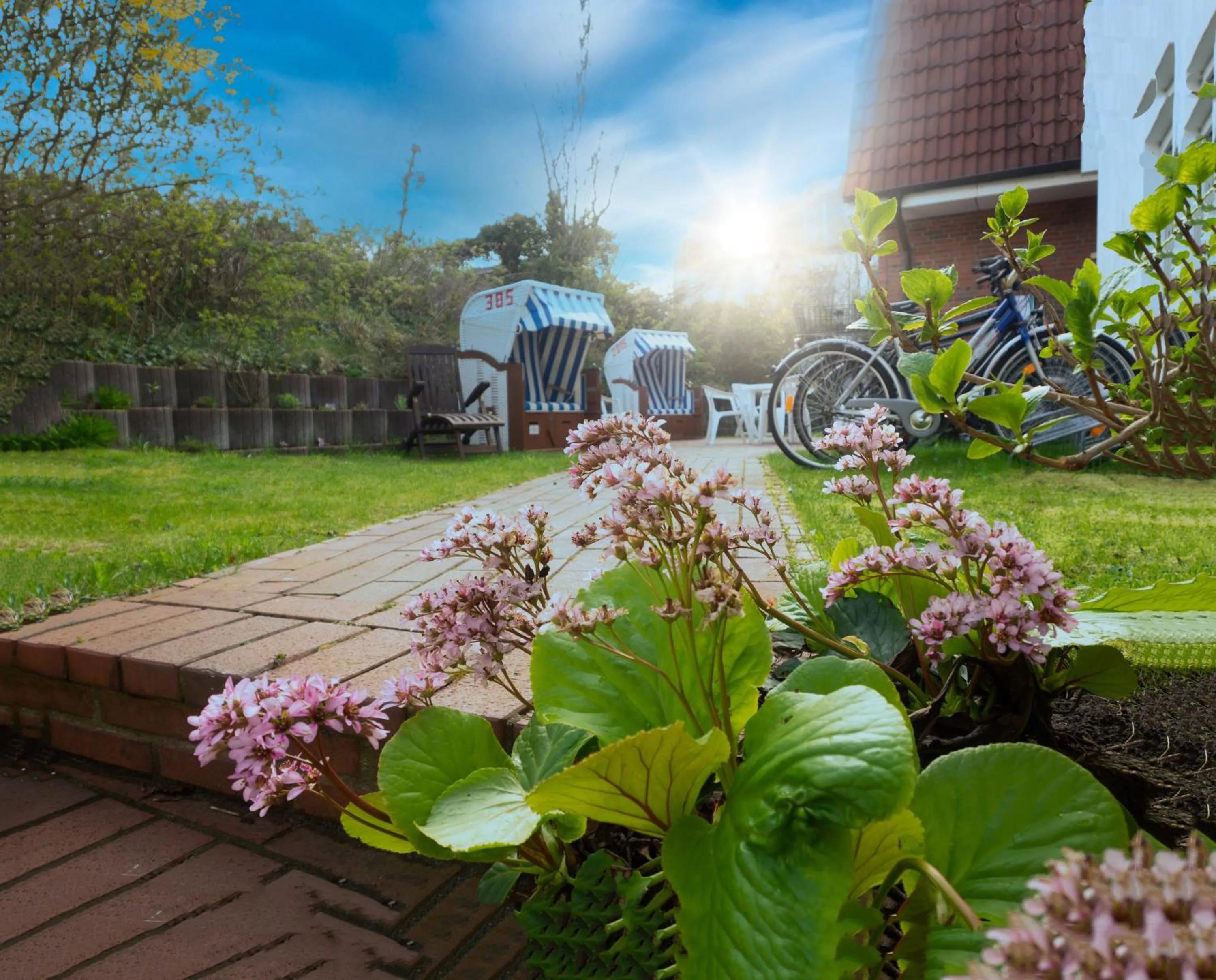 Garden in Hotel Südstrand Amrum