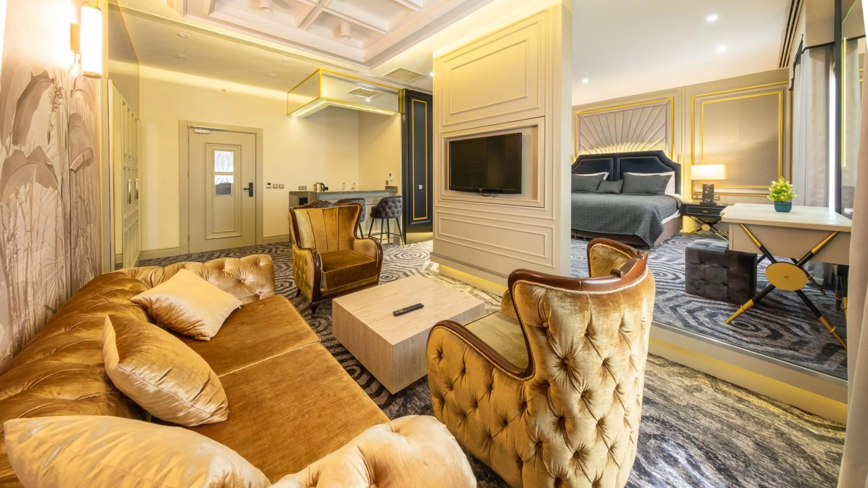 Living room in Teymur Continental Hotel