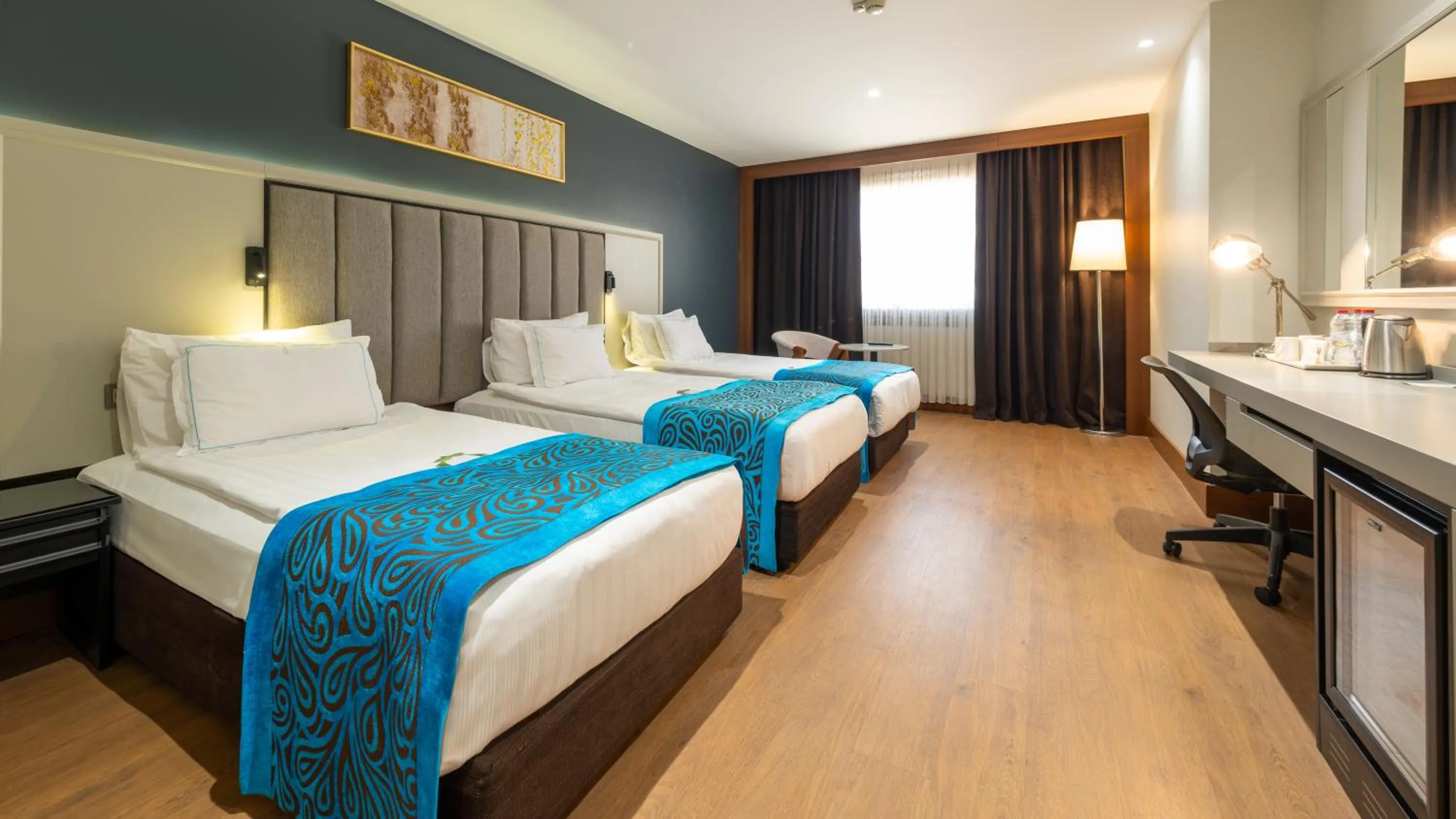 Photo of the whole room, Bed in Teymur Continental Hotel