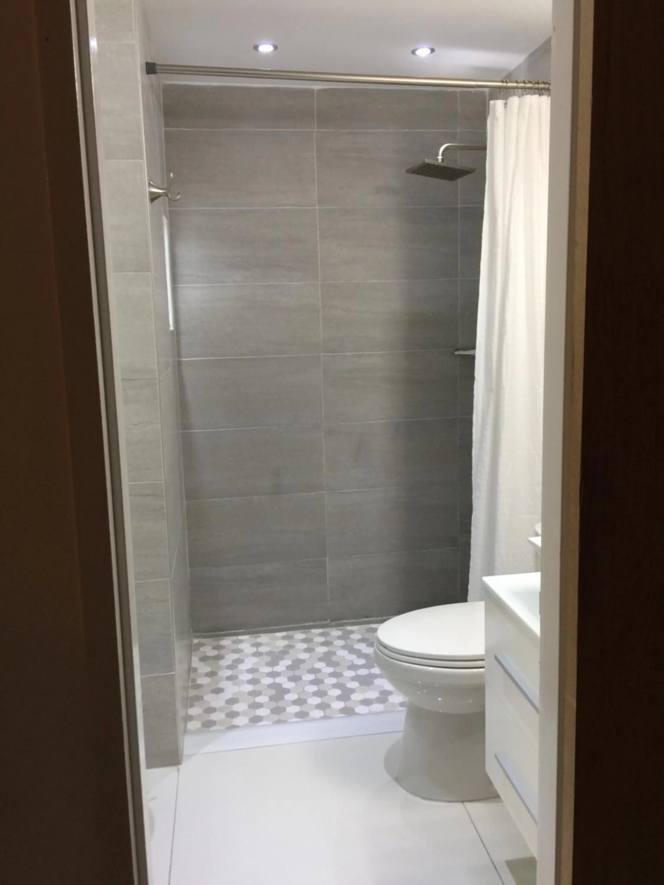 Shower in Waterfront studio at Fajardo, Puerto Rico