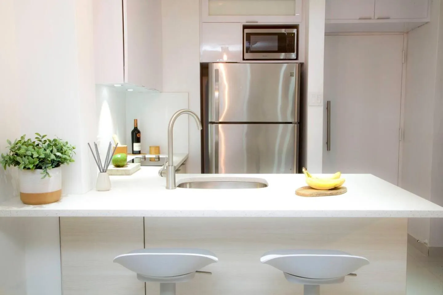 Kitchen or kitchenette in Waterfront studio at Fajardo, Puerto Rico