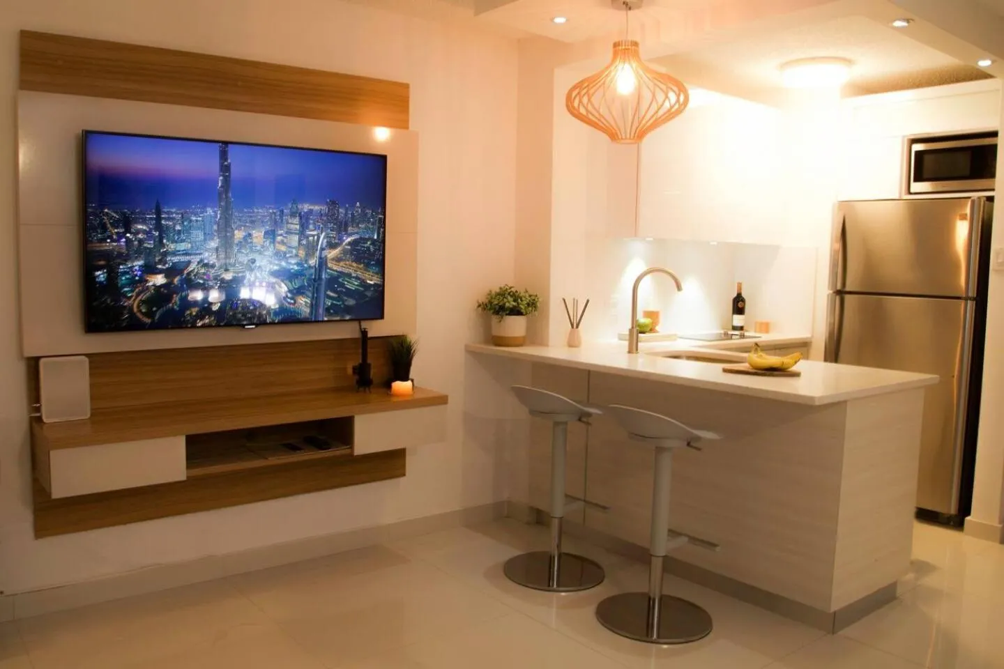 Communal lounge/ TV room in Waterfront studio at Fajardo, Puerto Rico