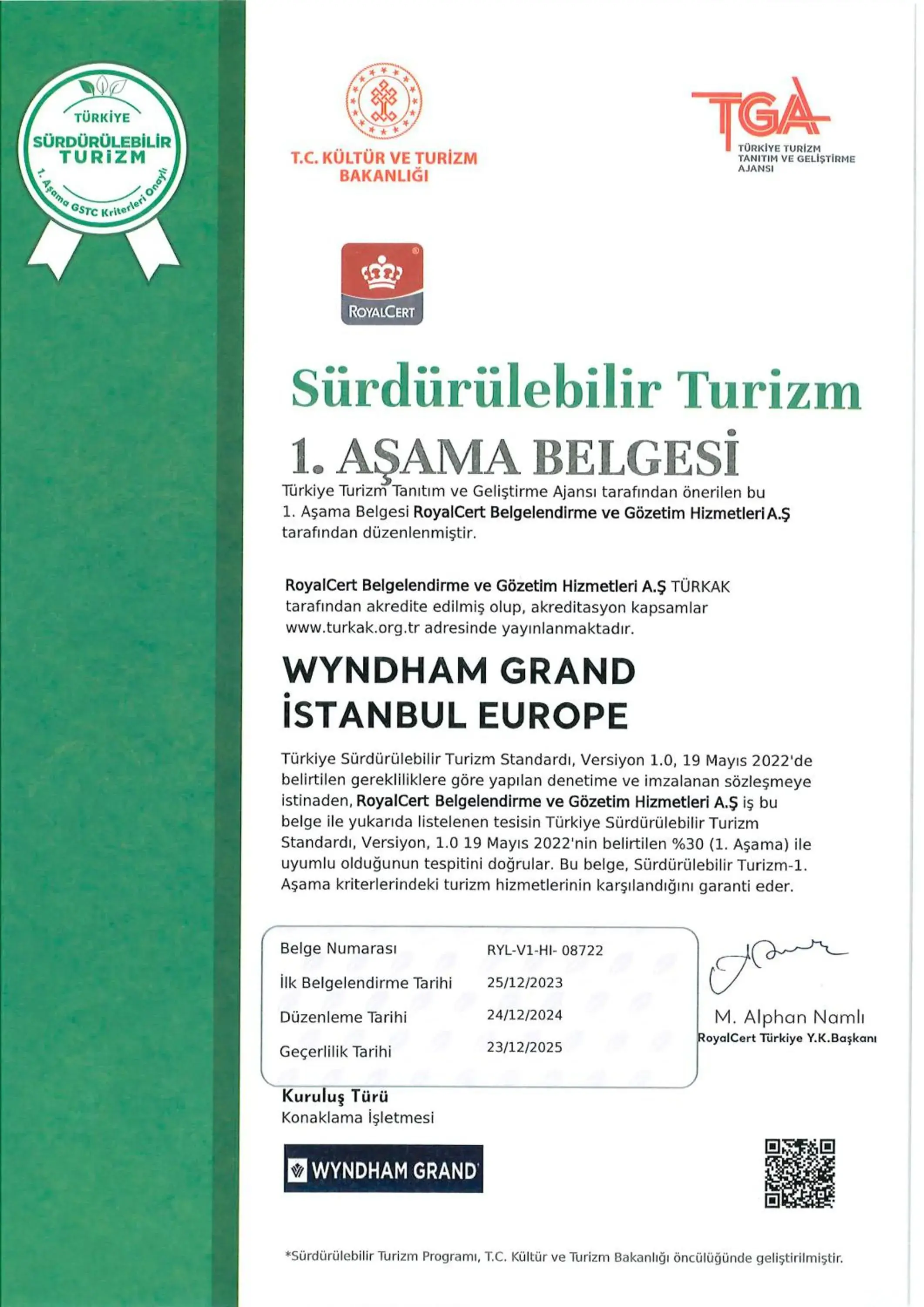 Property building in Wyndham Grand Istanbul Europe Property building in Wyndham Grand Istanbul Europe