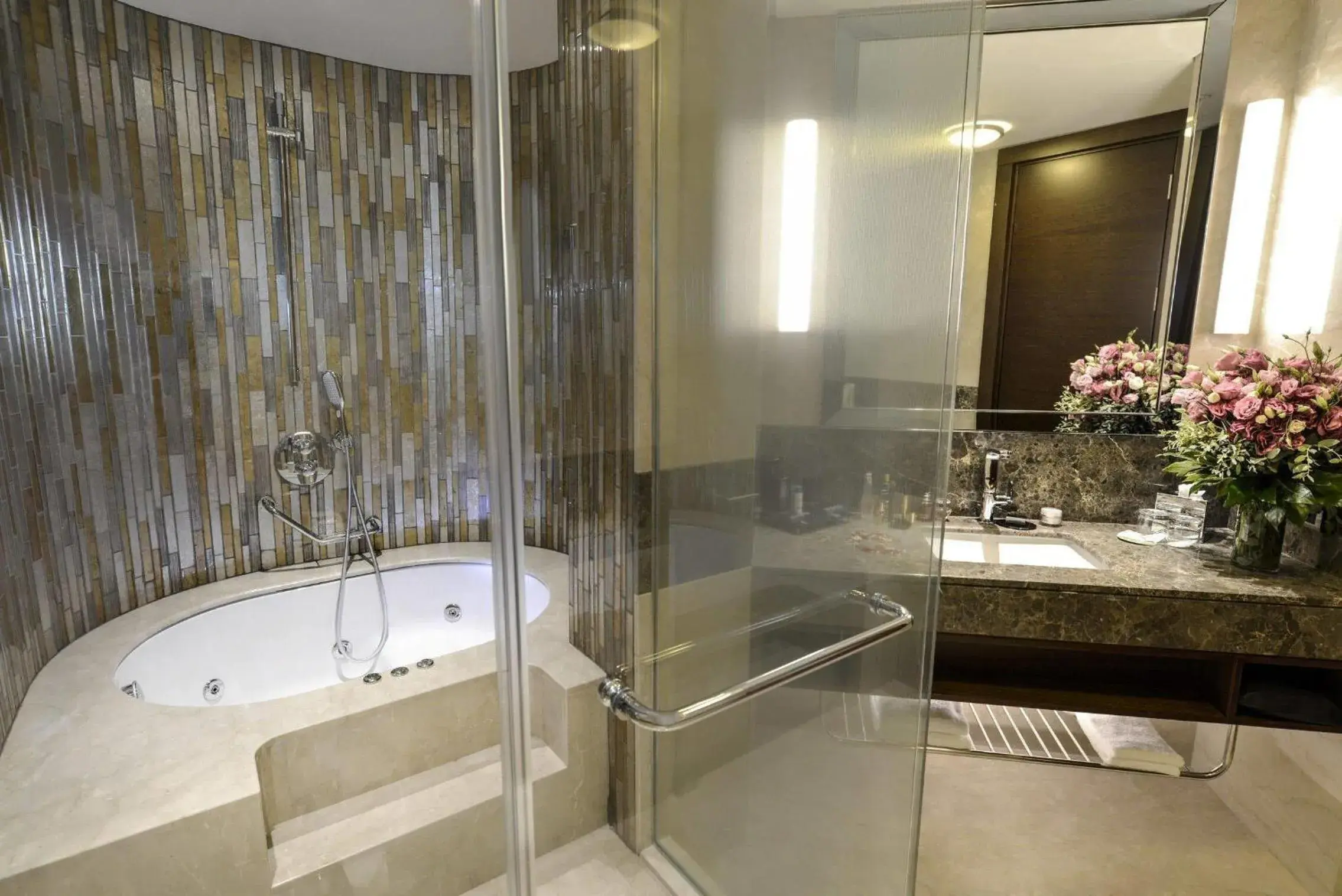 Bathroom in Wyndham Grand Istanbul Europe Bathroom in Wyndham Grand Istanbul Europe