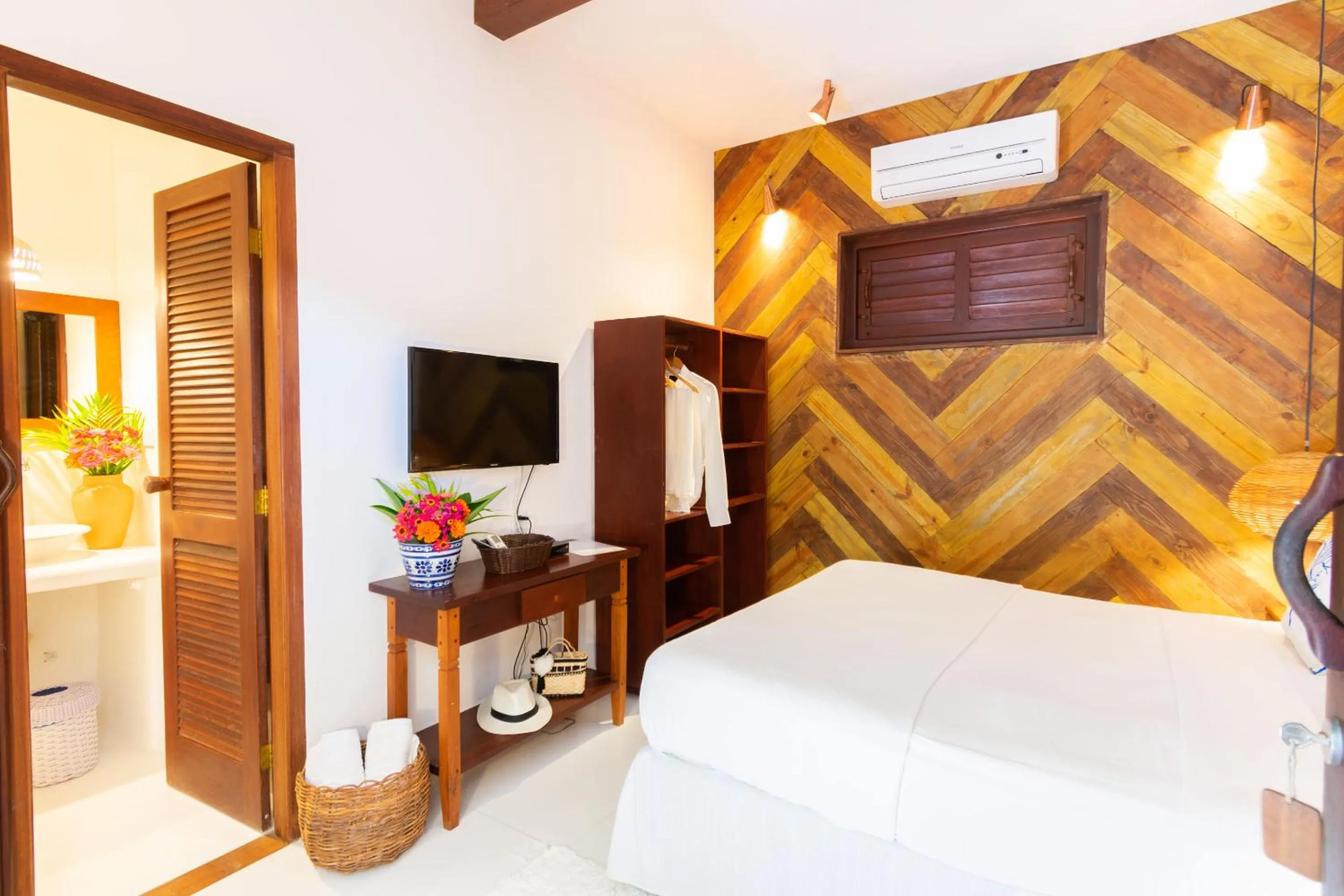 Bed in Pousada Jequitibá