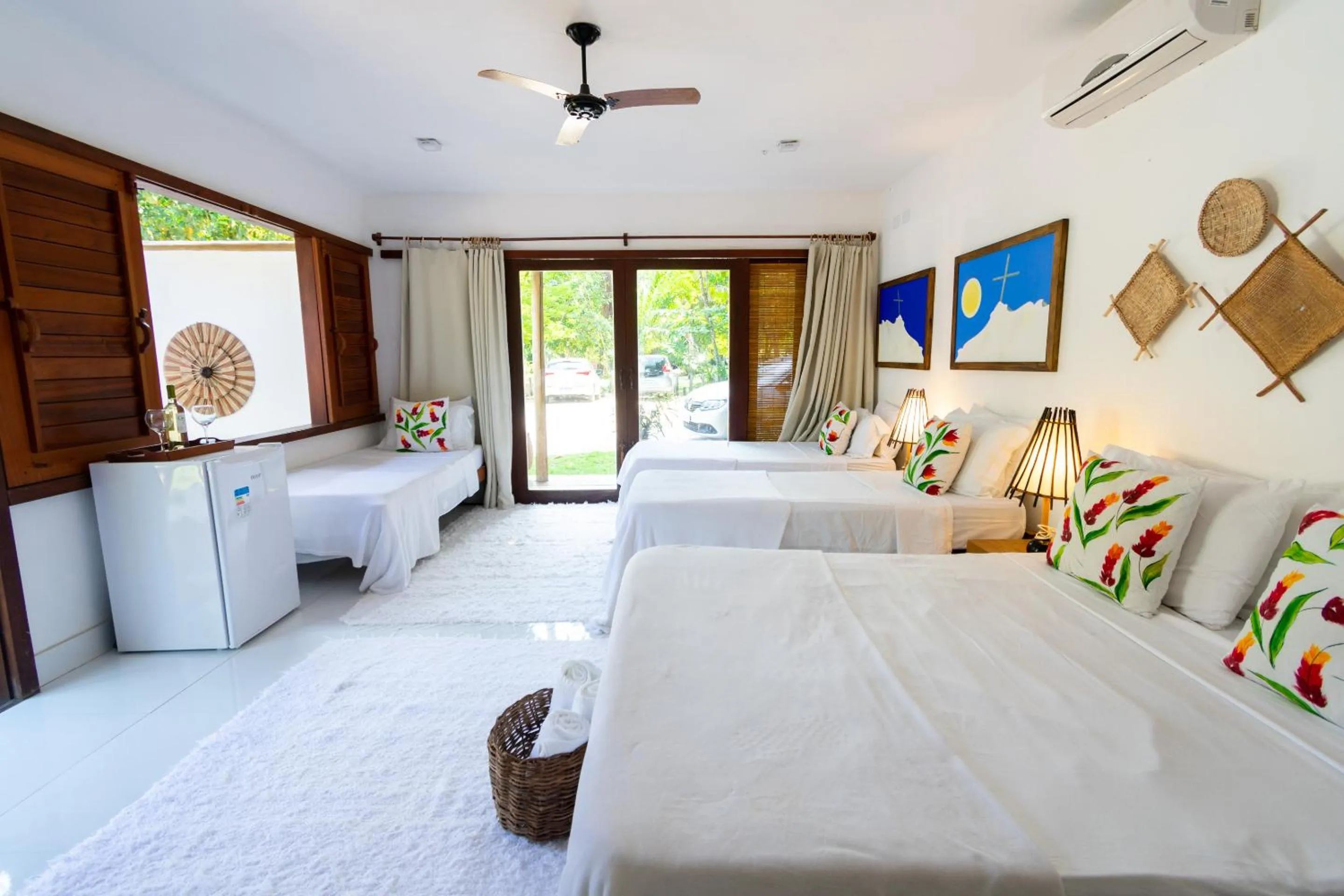 Bed in Pousada Jequitibá