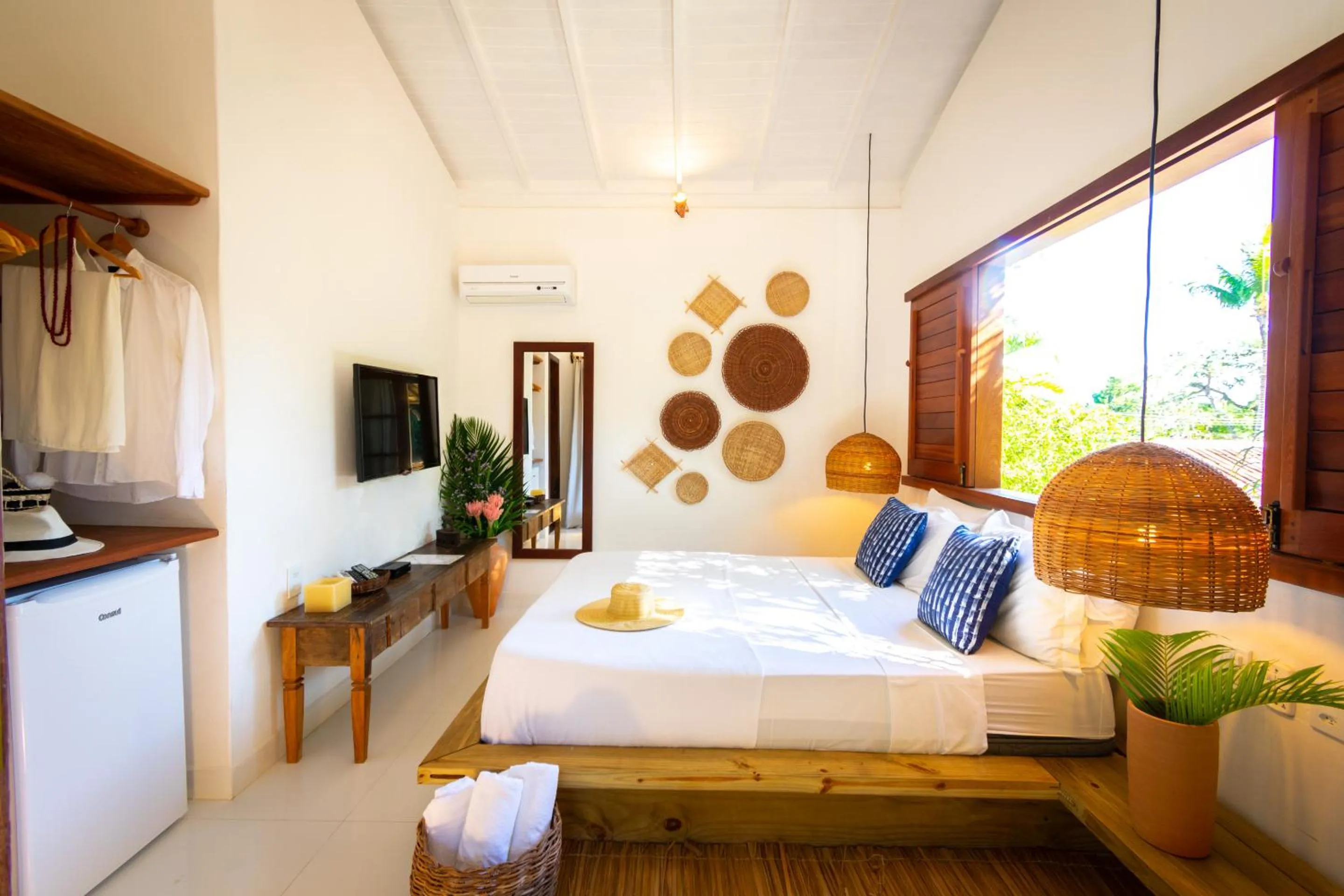 Bed in Pousada Jequitibá