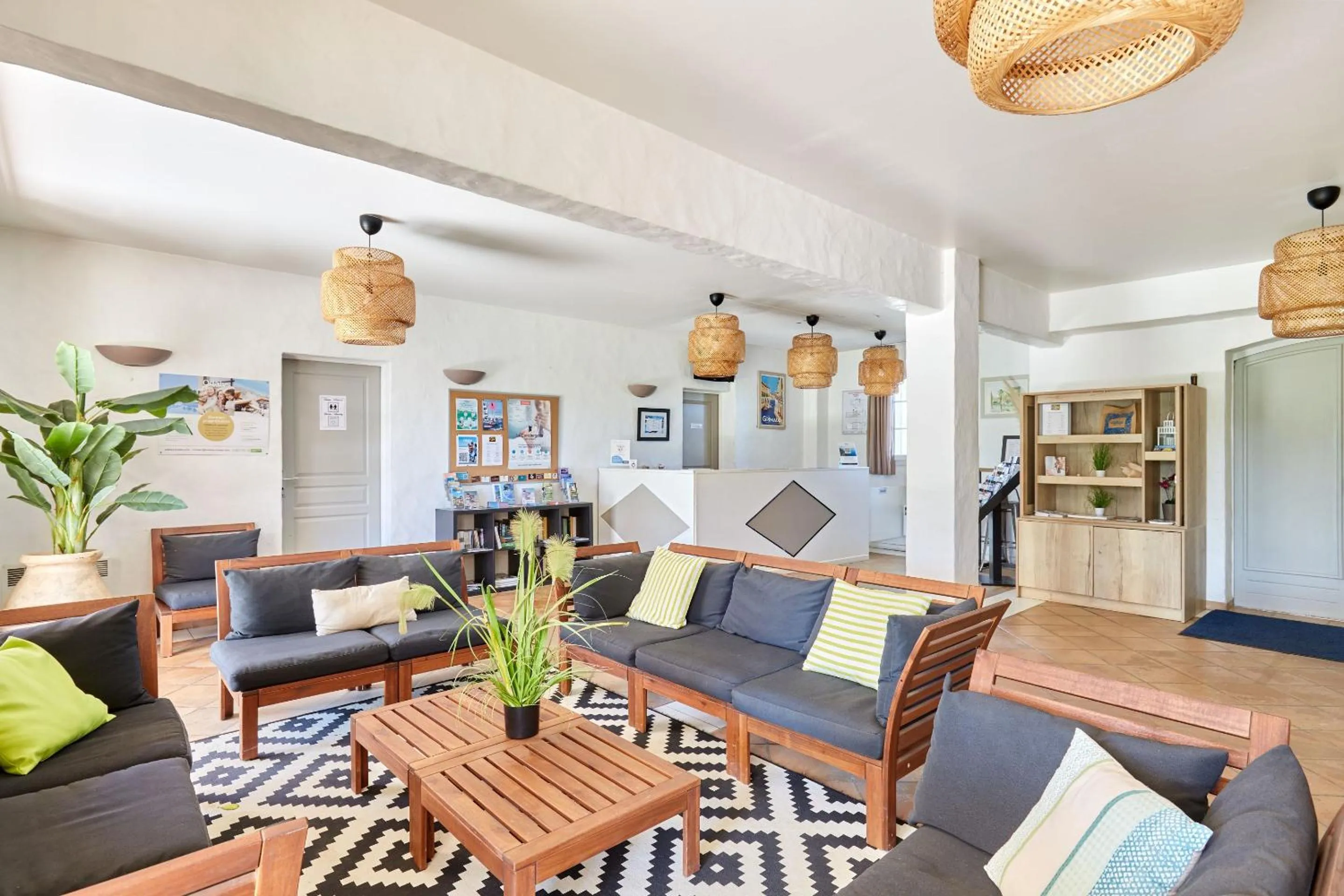 Lobby or reception in Résidence Odalys La Palmeraie