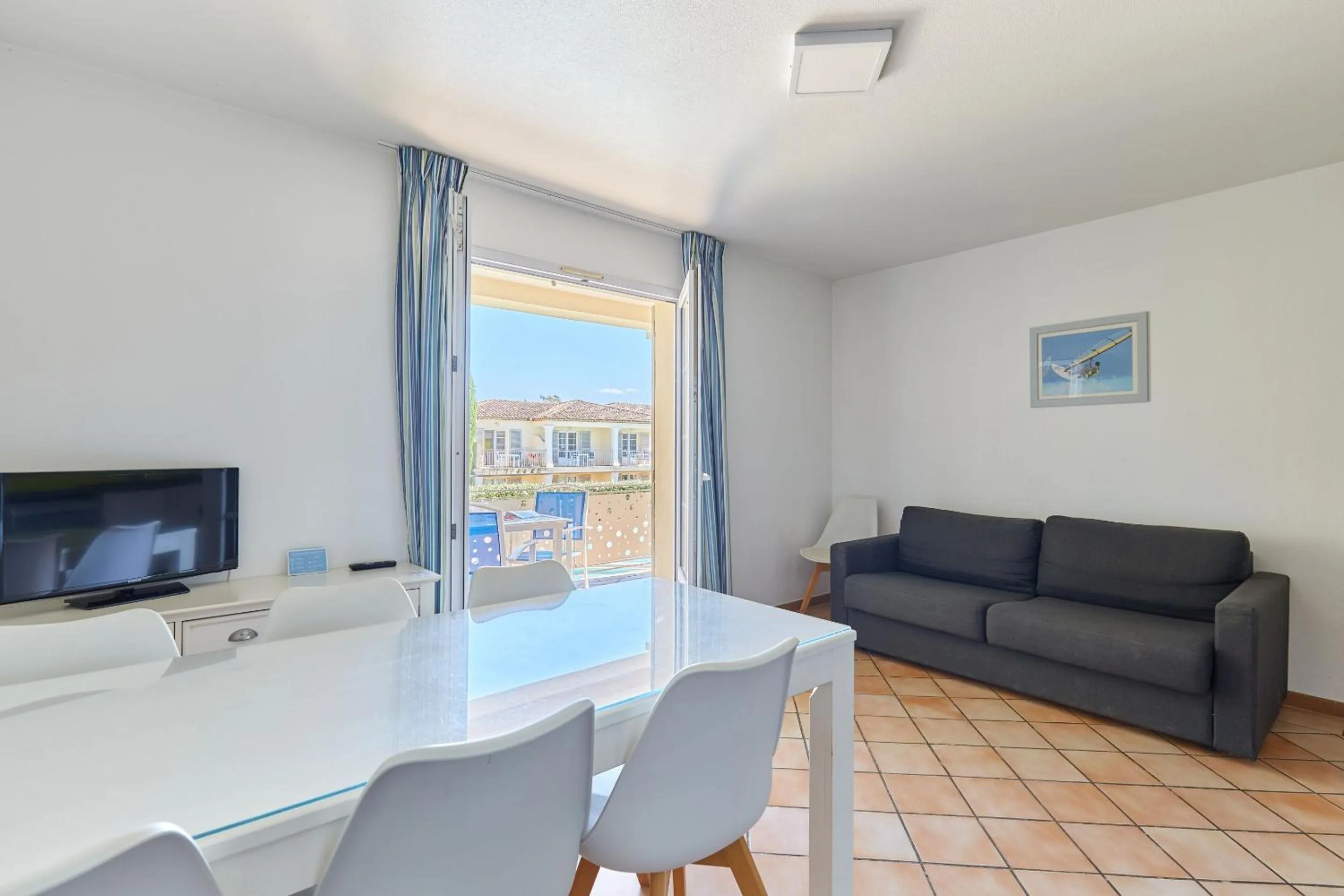 Dining area in Résidence Odalys La Palmeraie