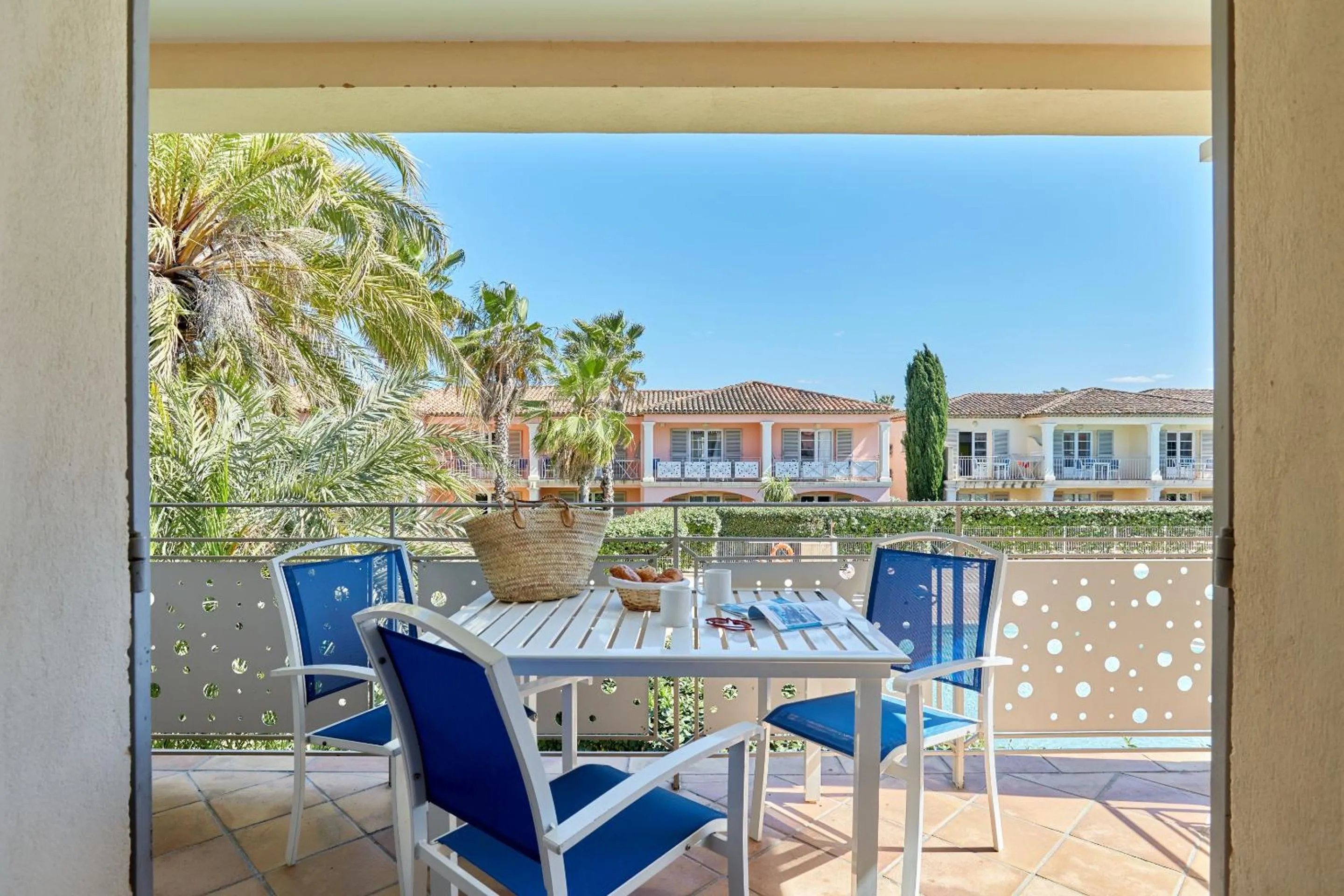 Balcony/Terrace in Résidence Odalys La Palmeraie
