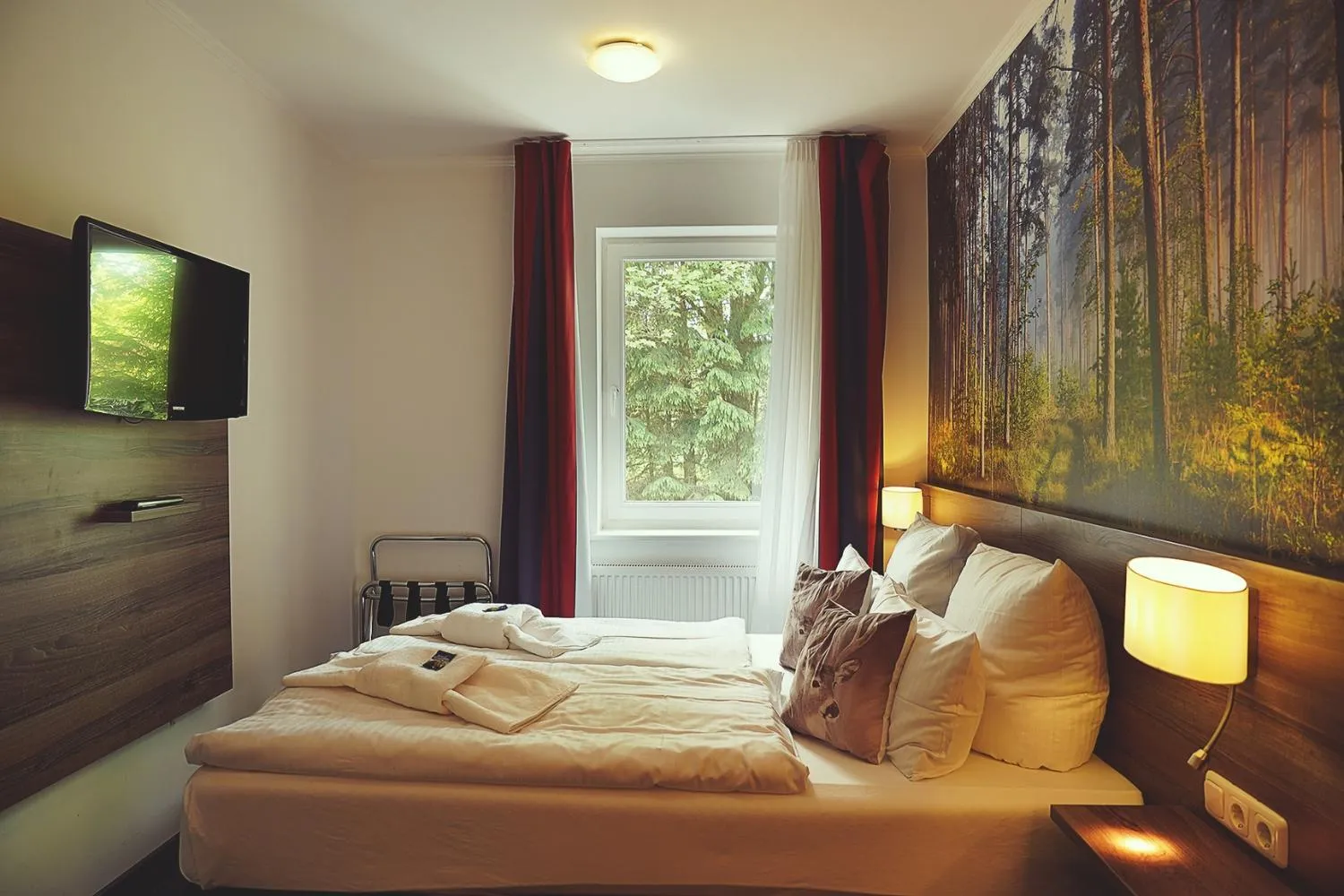 Photo of the whole room, Bed in Hotel Mein Bergblick